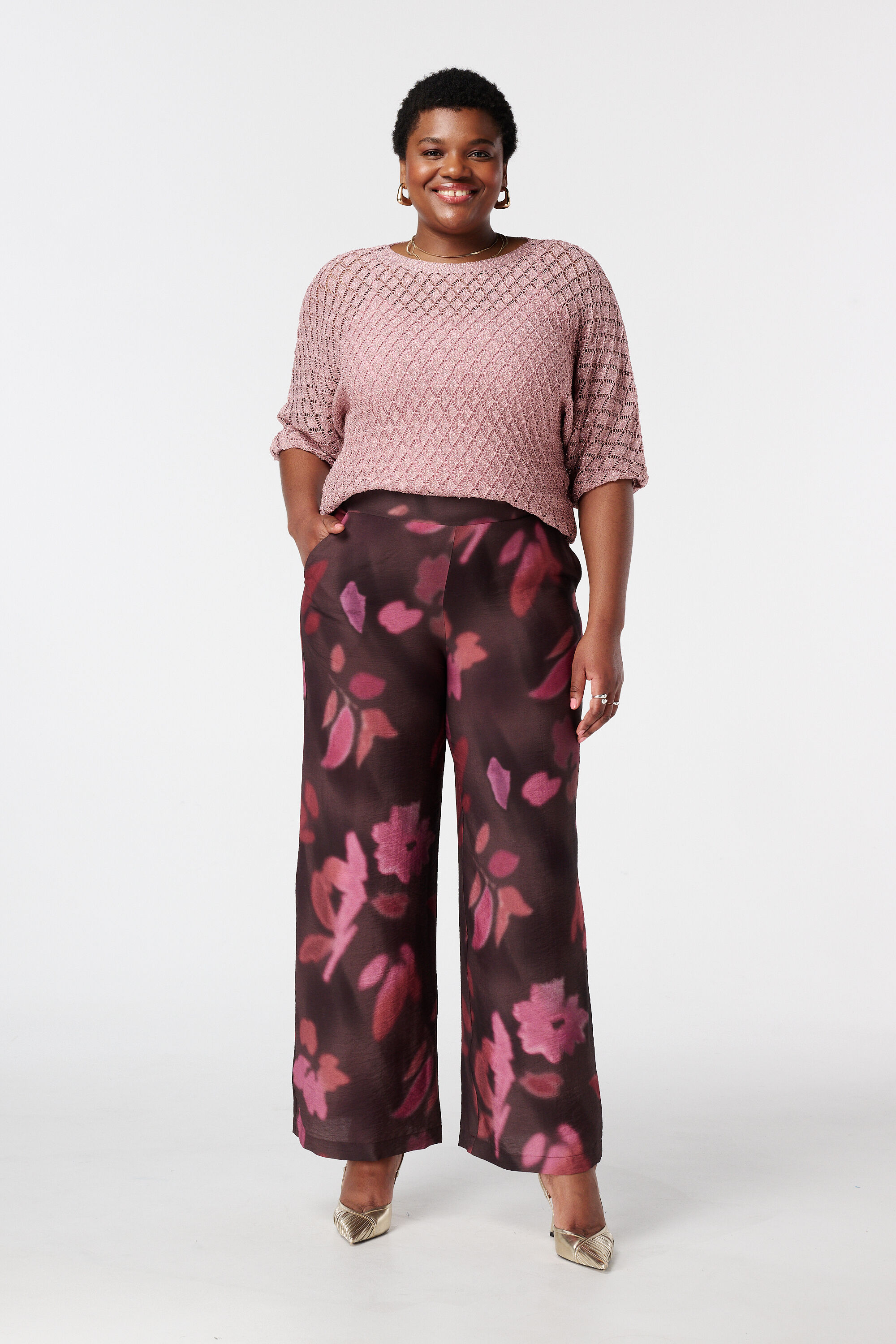 Gehaakte trui met lurex image number 5