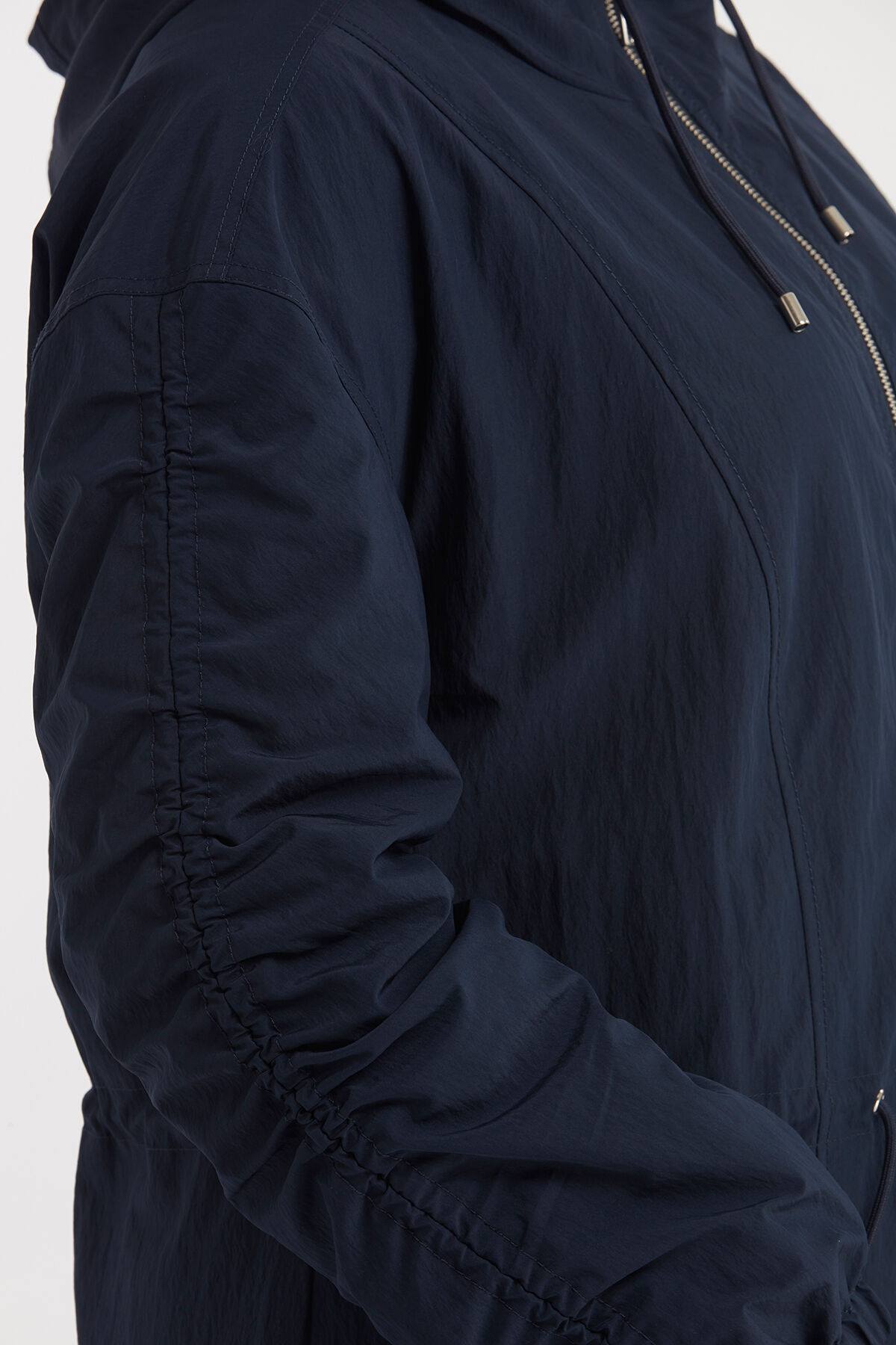 Parka met gerimpelde mouwen image number 4