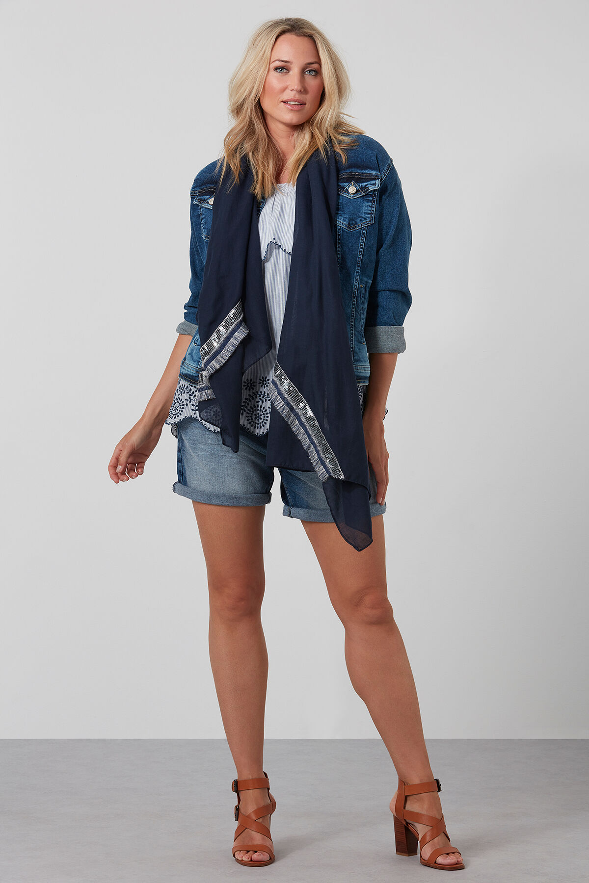 Off-shoulder top met ruches image number 5