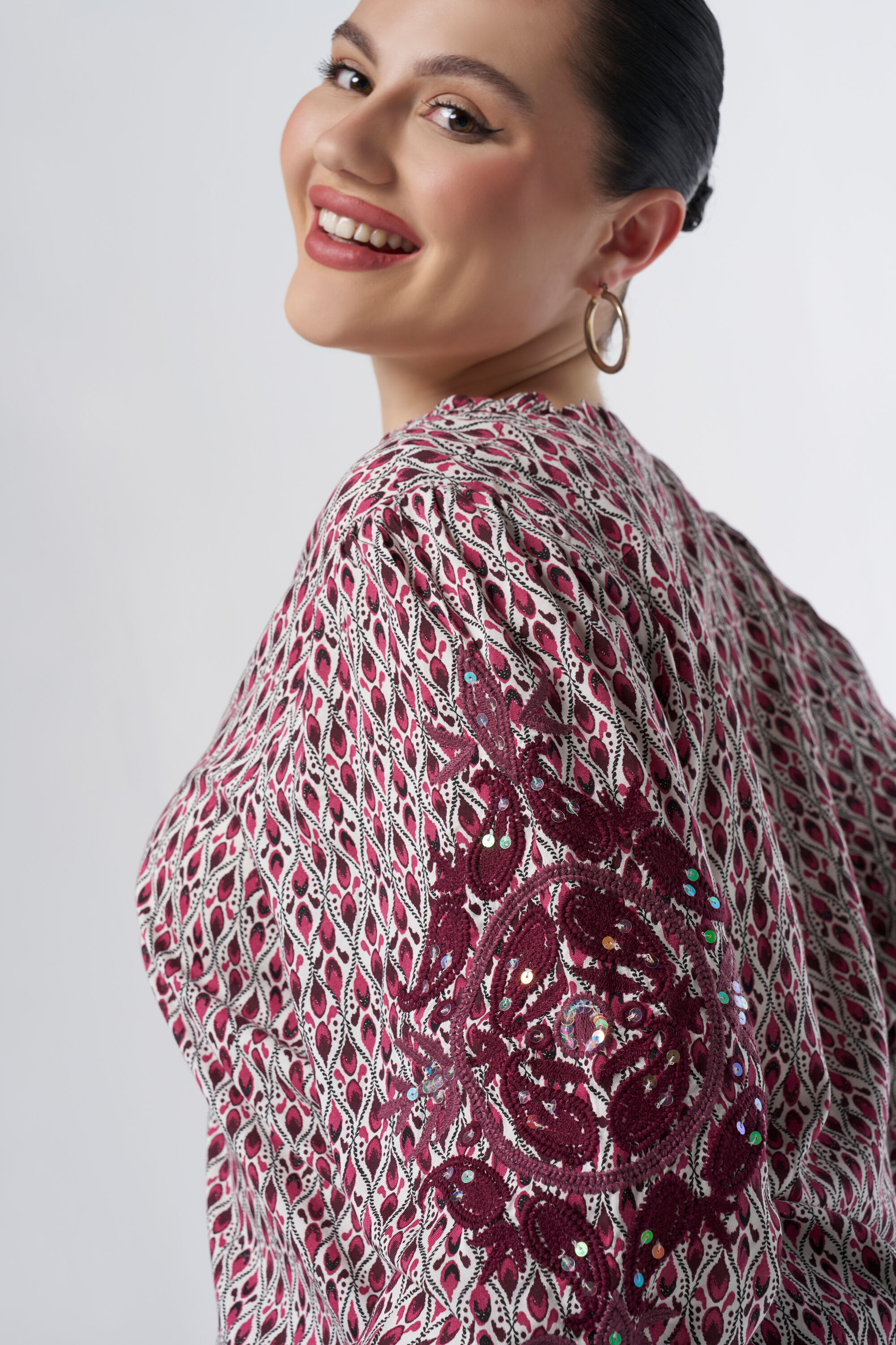 Blouse met broderie image number 4