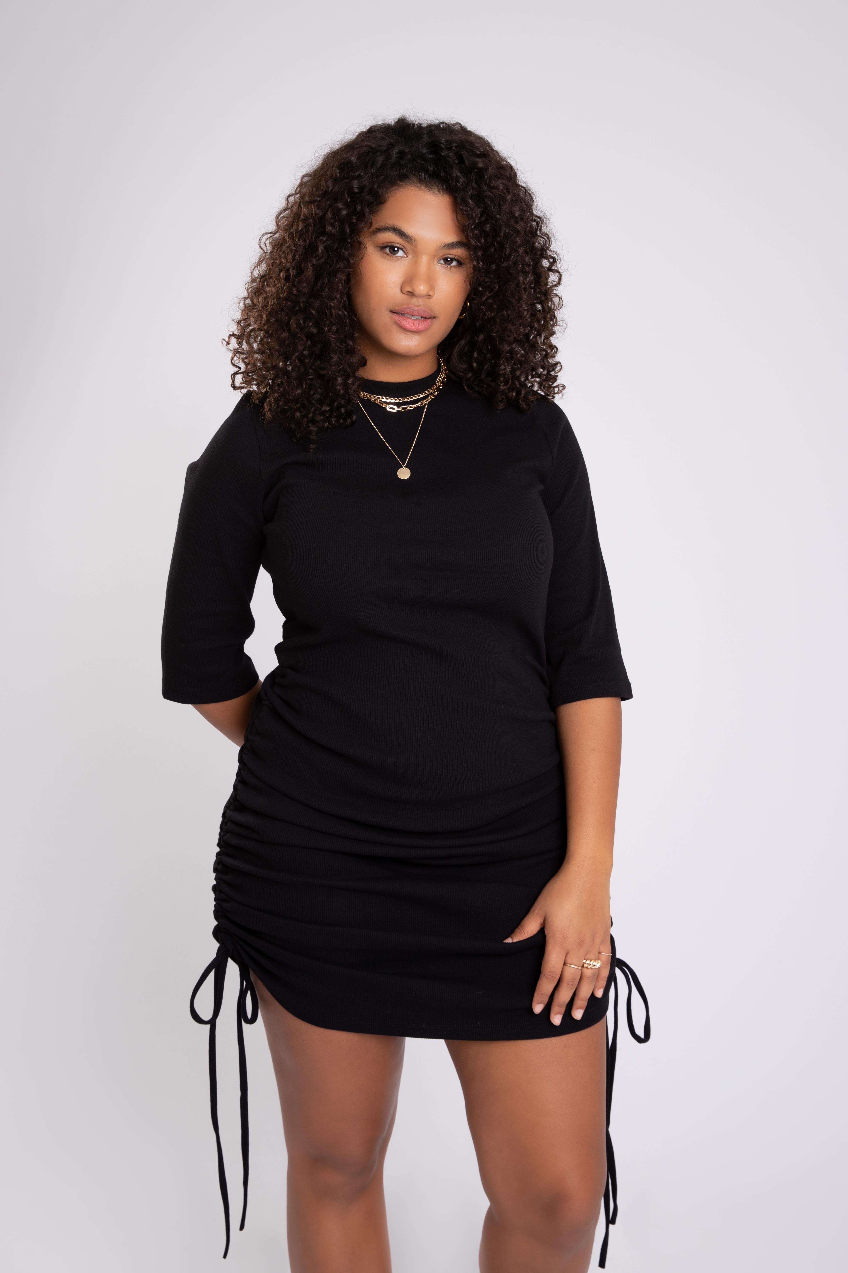 Jersey jurk  image number 5