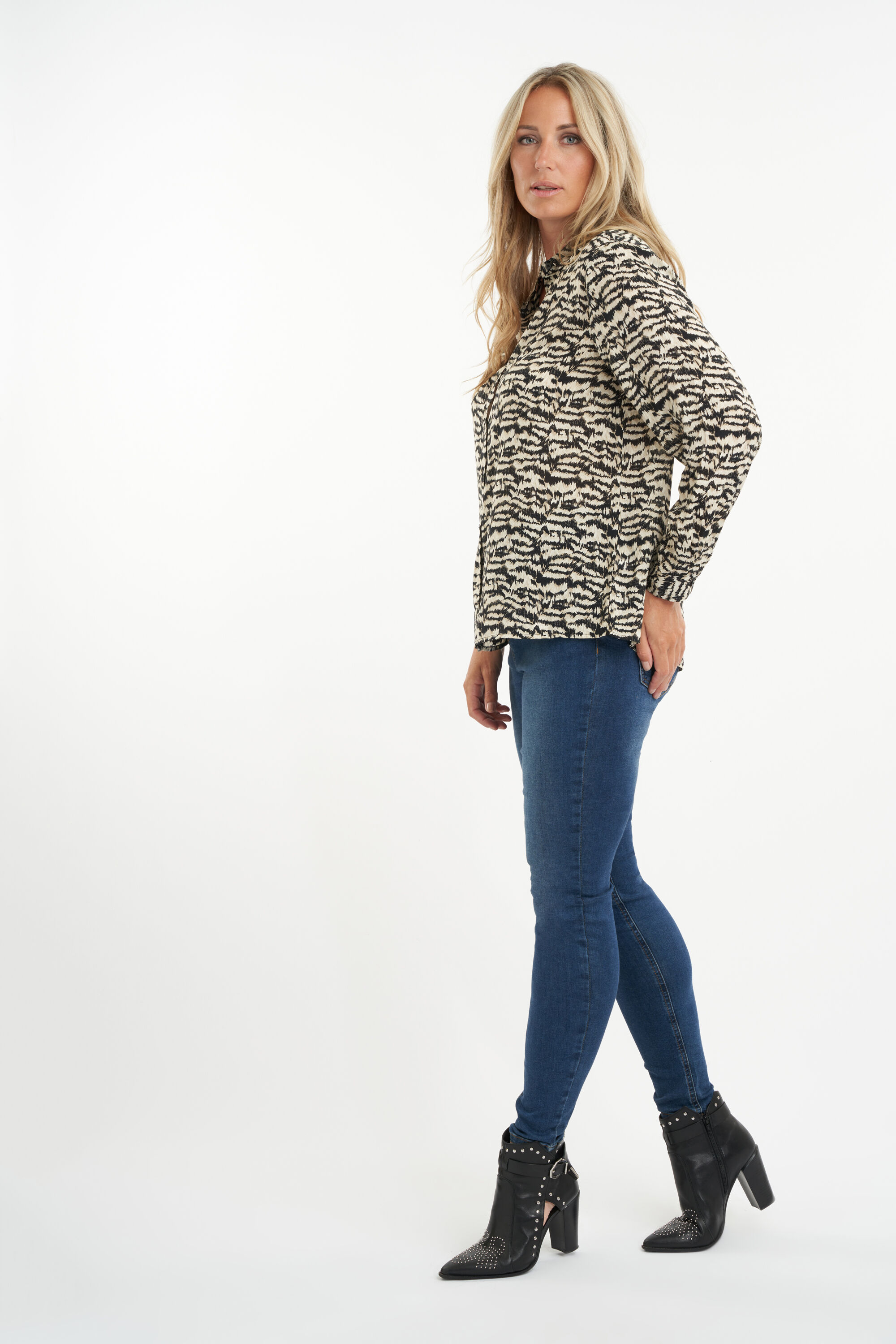 Blouse met zebraprint image number 6
