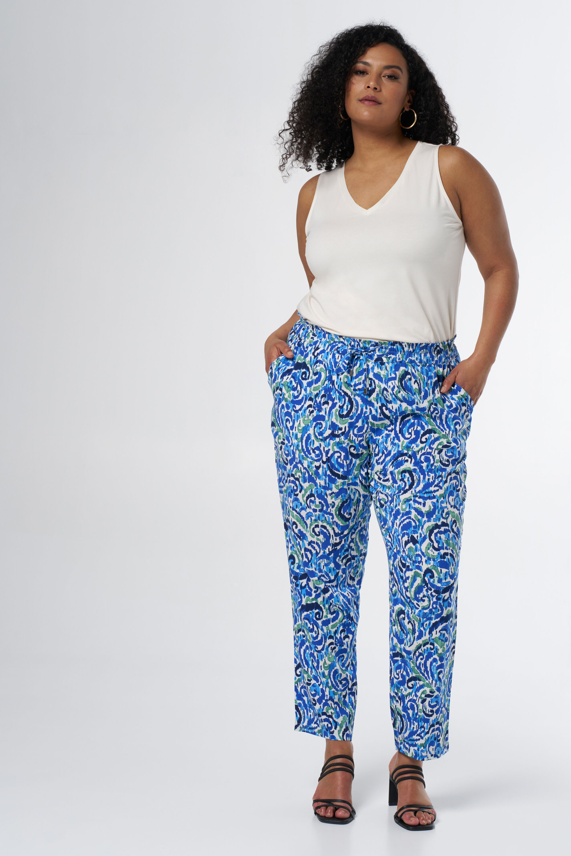 Broek met print image number 0