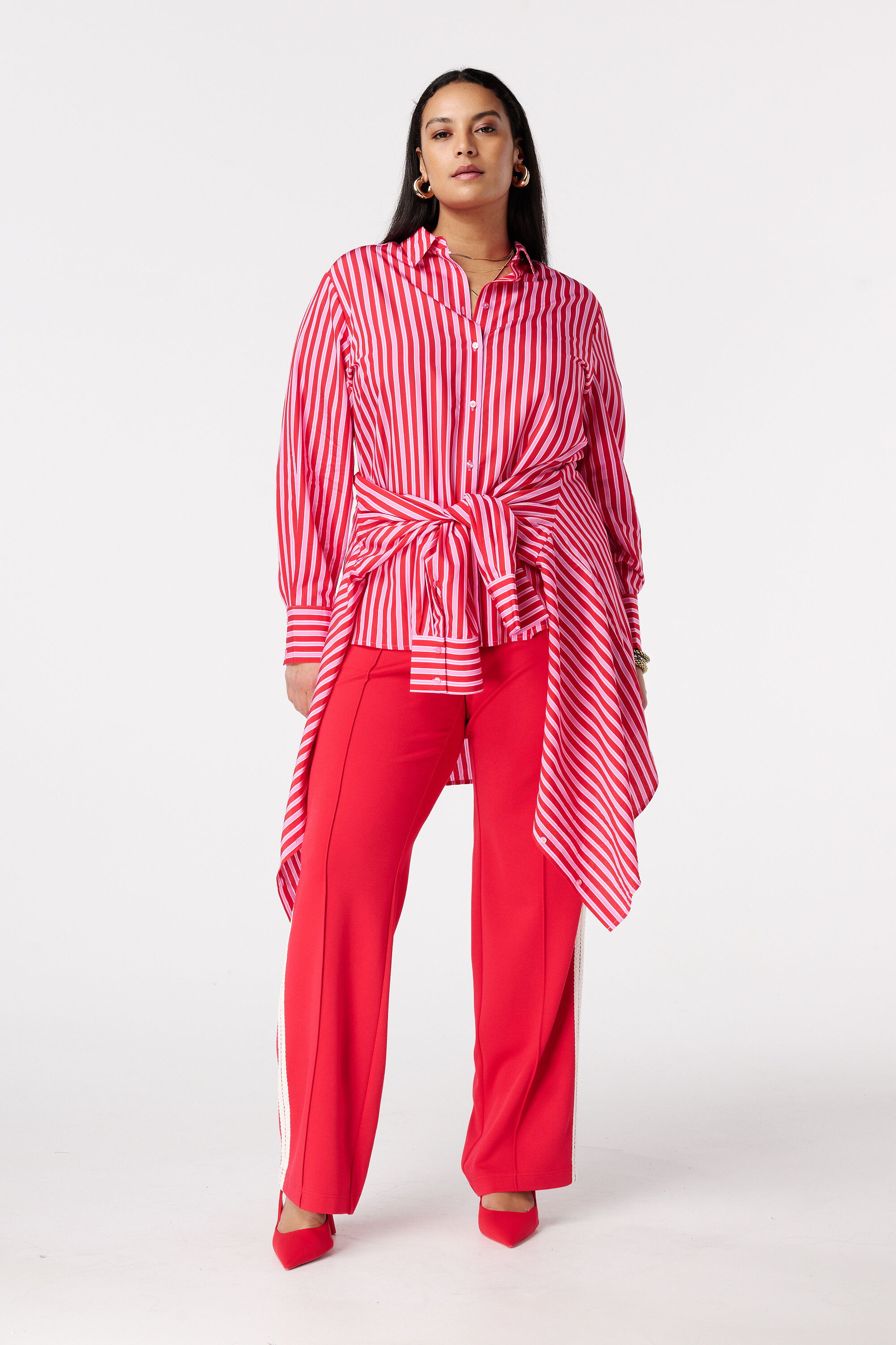 Gestreepte blouse image number 5