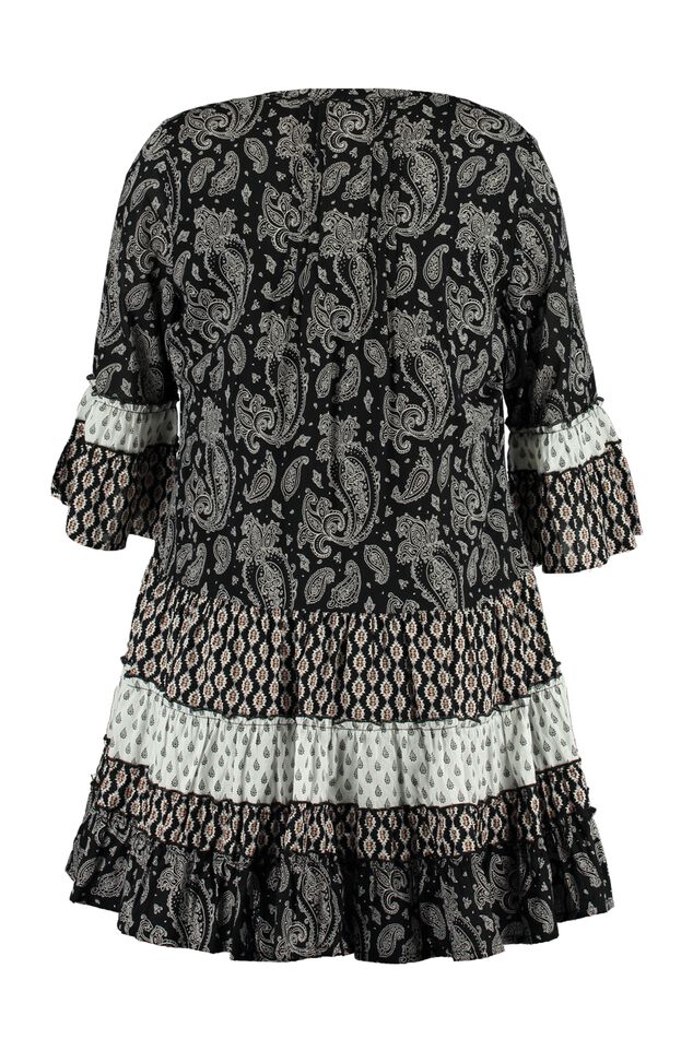 A-lijn jurk met print image number 2