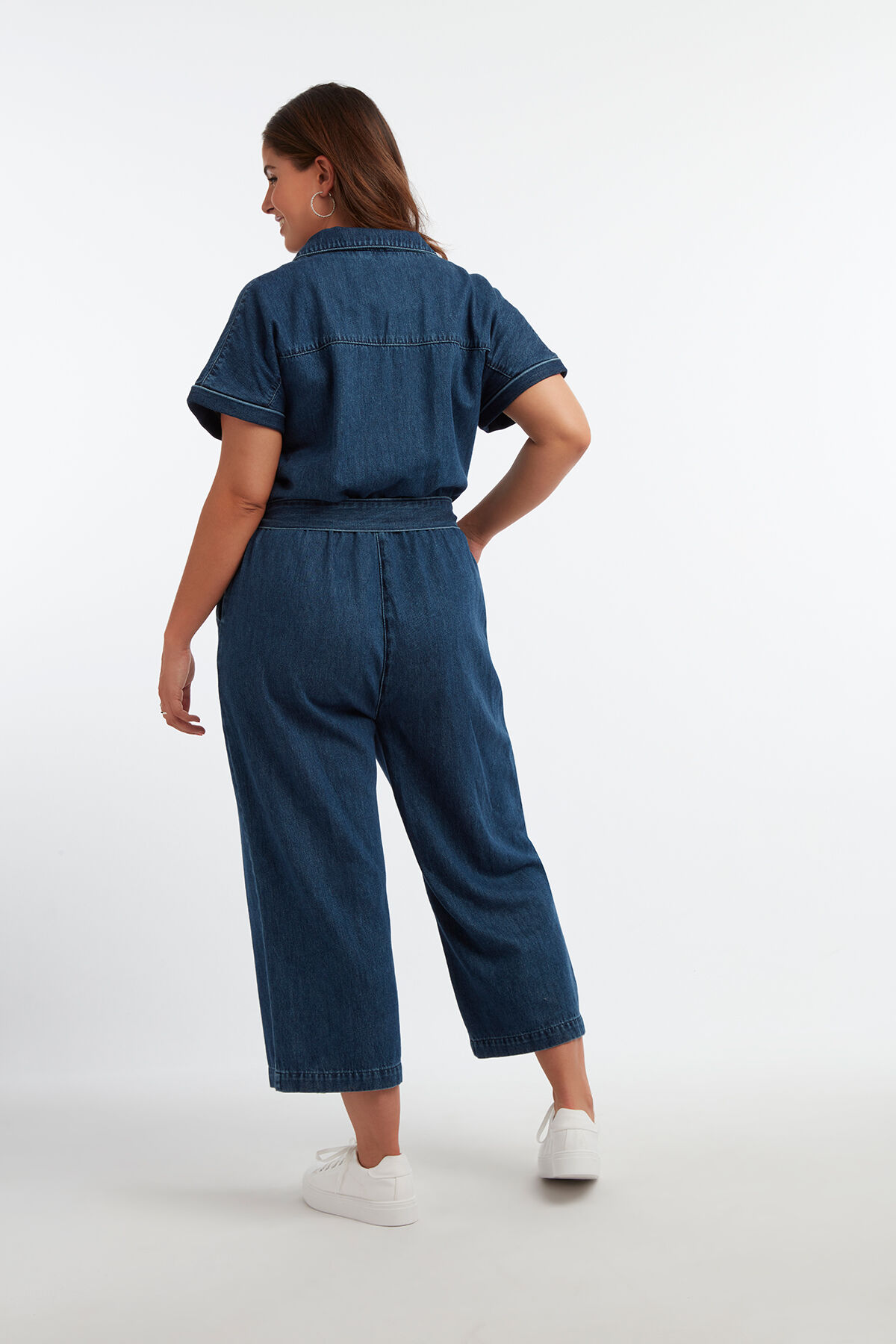 Denim boiler suit image number 5