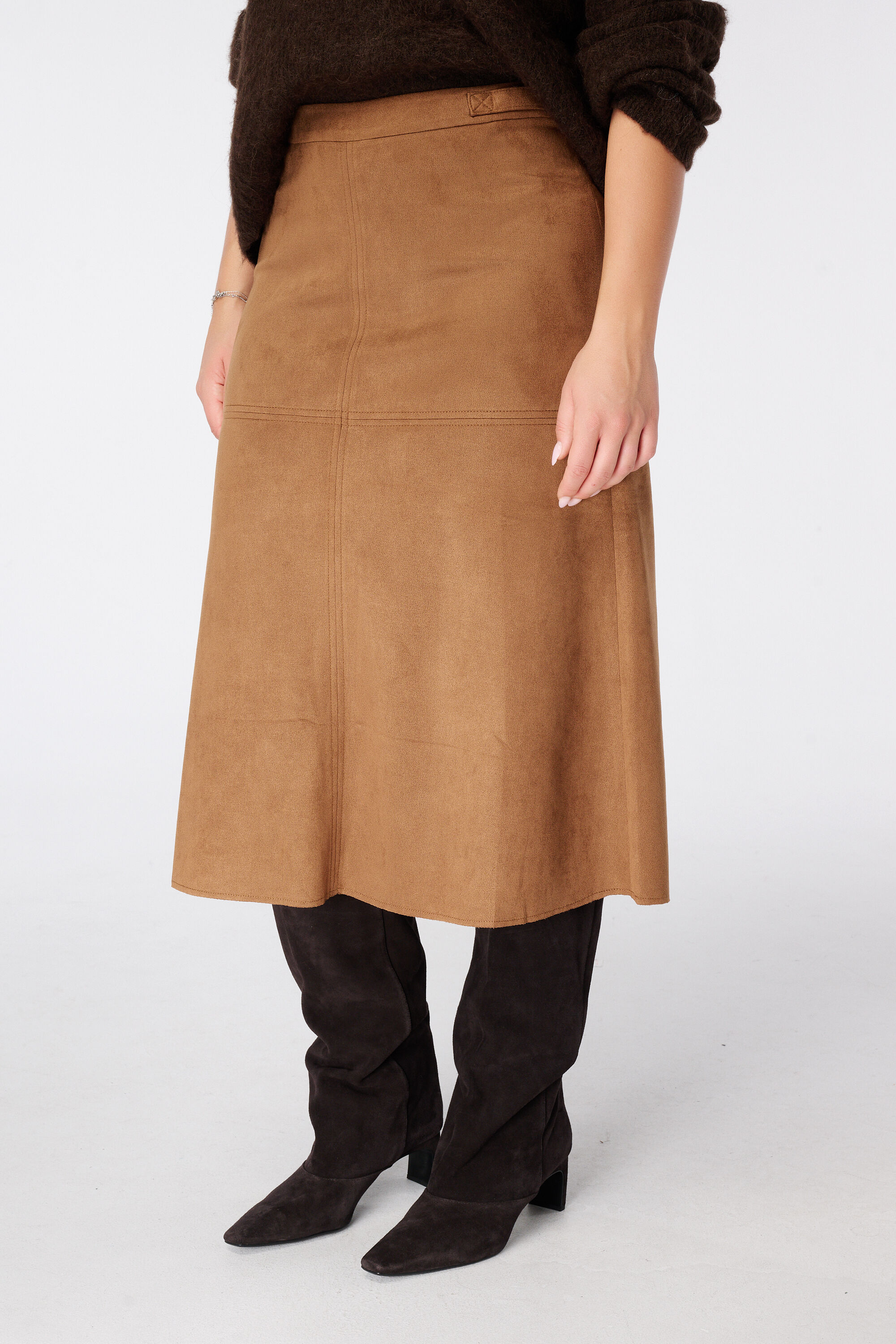 Midi rok in su&egrave;delook image number 5