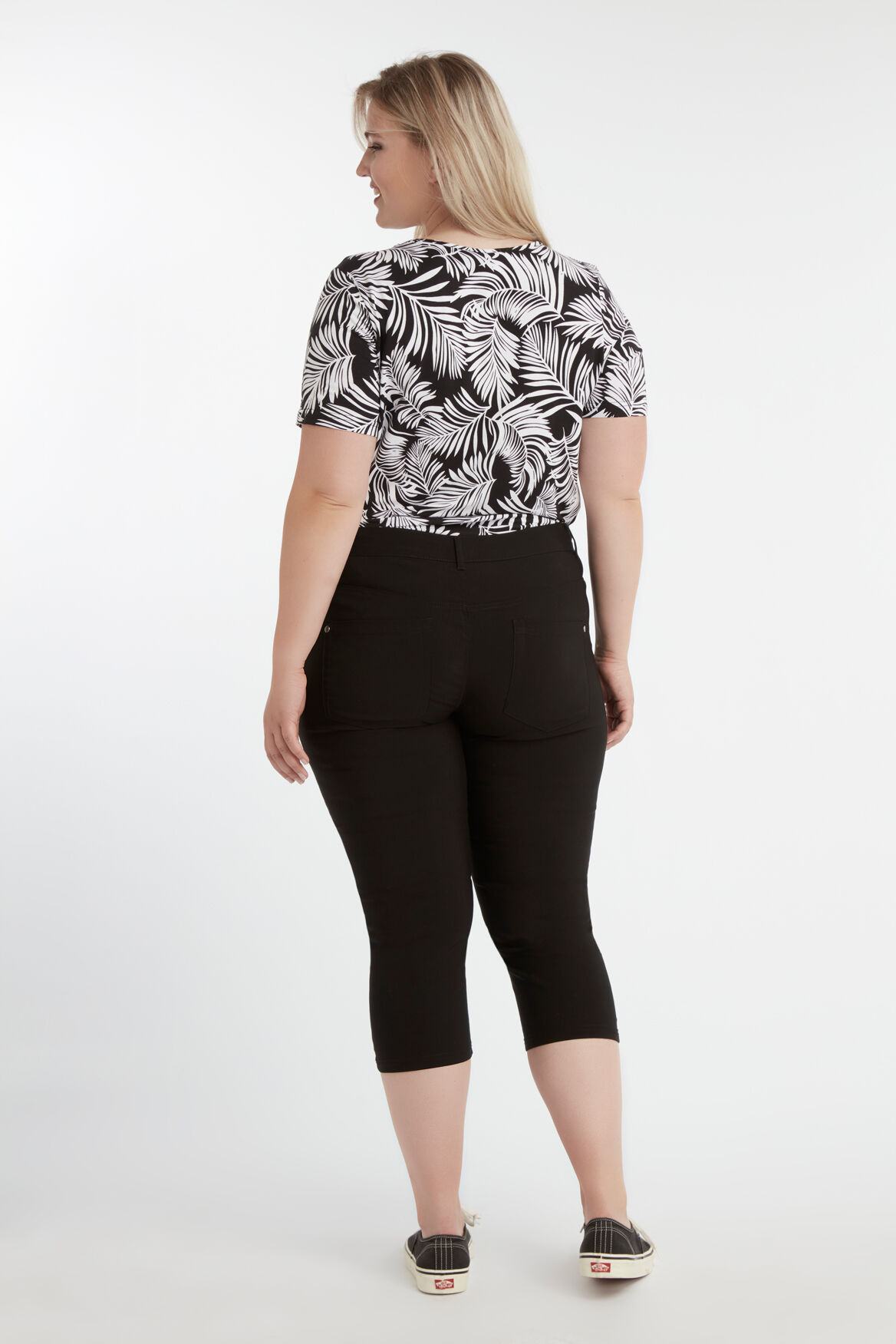 Capri broek met ritsjes image number 4