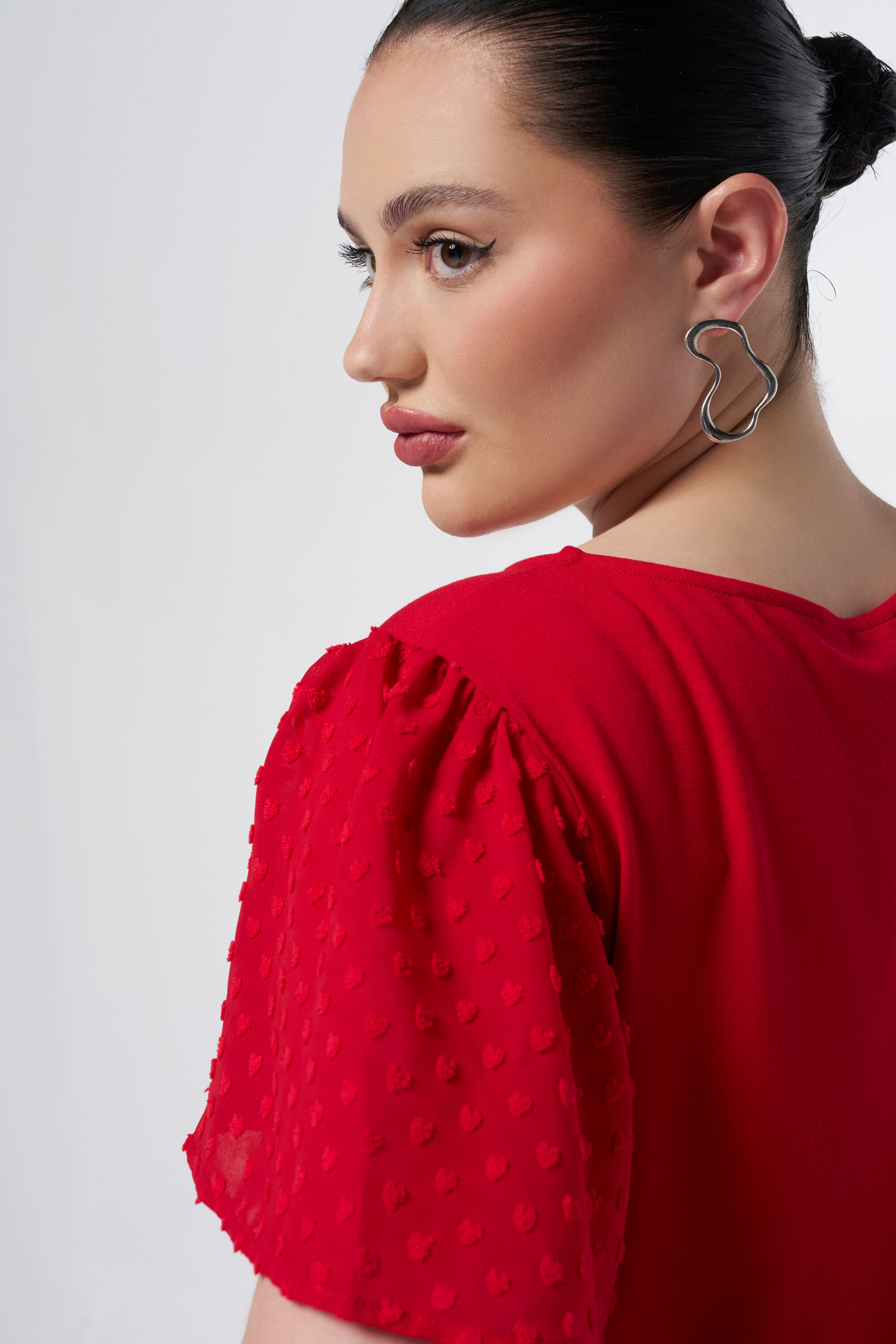 Top met volantmouwen image number 4