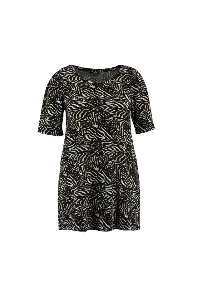 Lang T-shirt met print image number 1