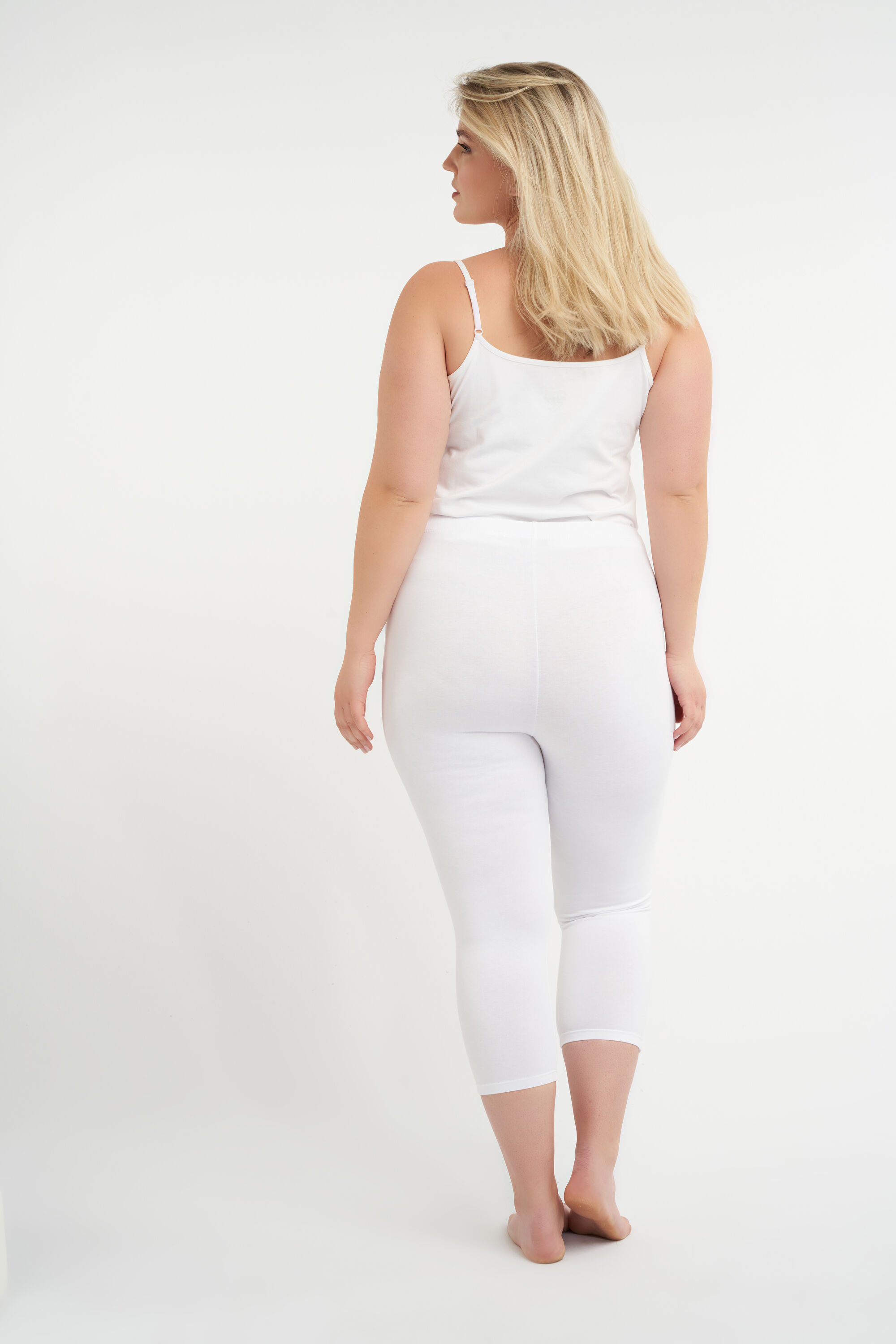 Witte capri legging discount dames