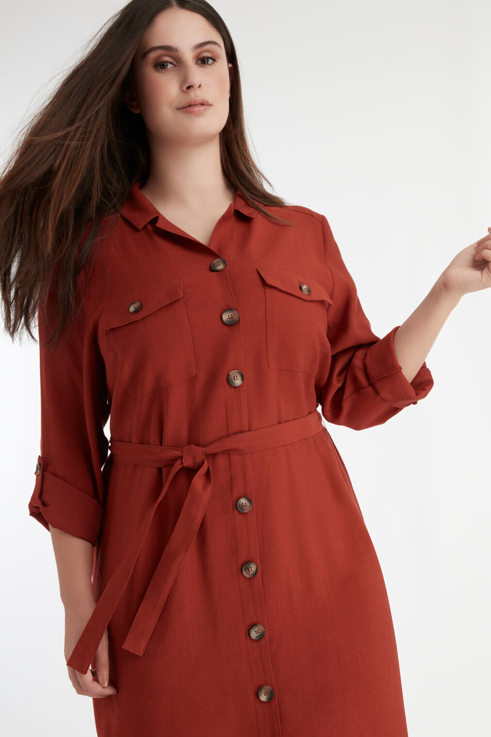 Doorgeknoopte jurk image number 5