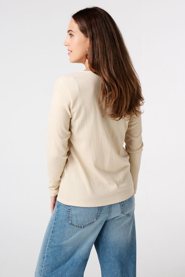 Top met foil print  image number 3