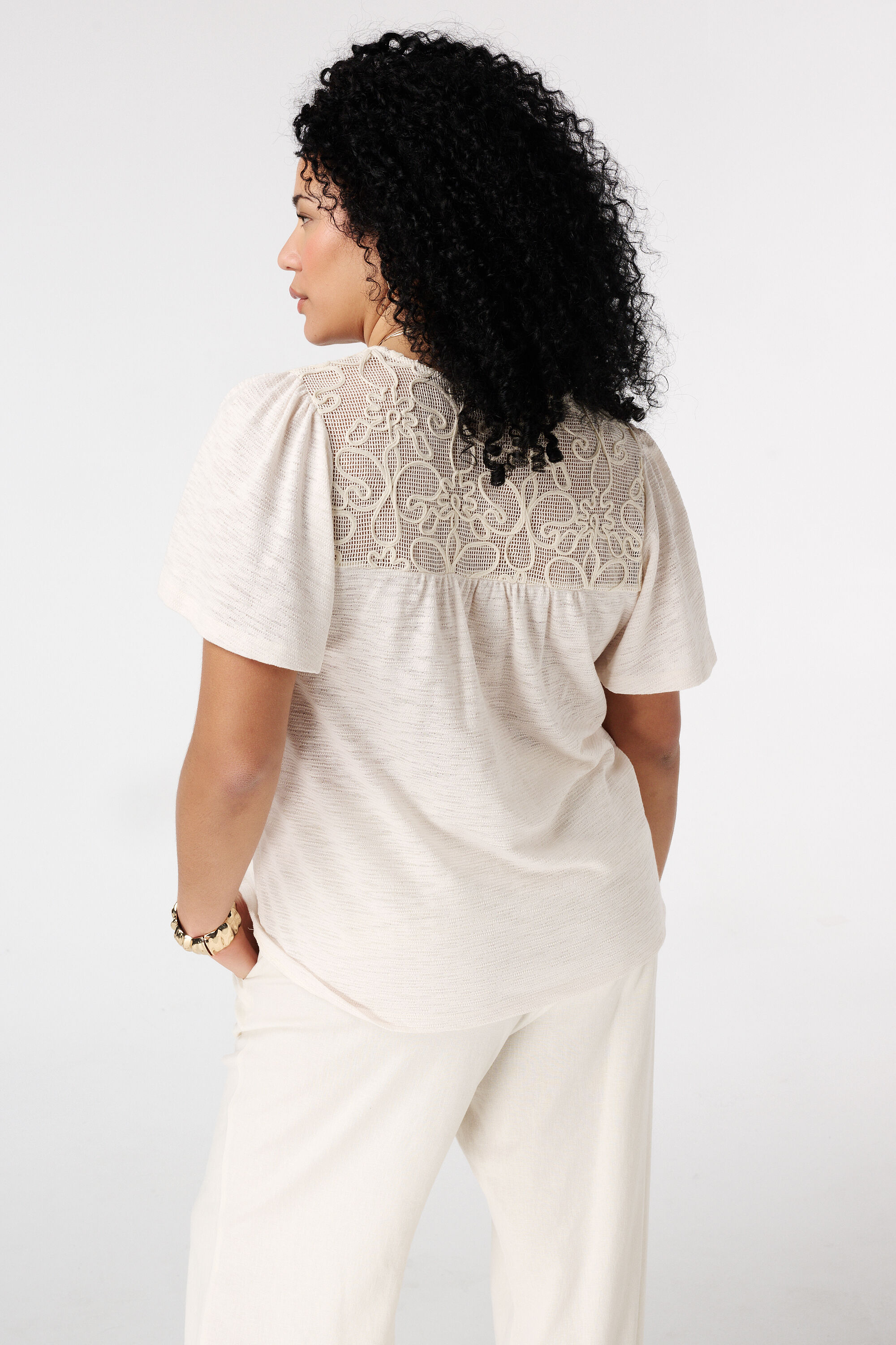 Top met vlindermouwen image number 3