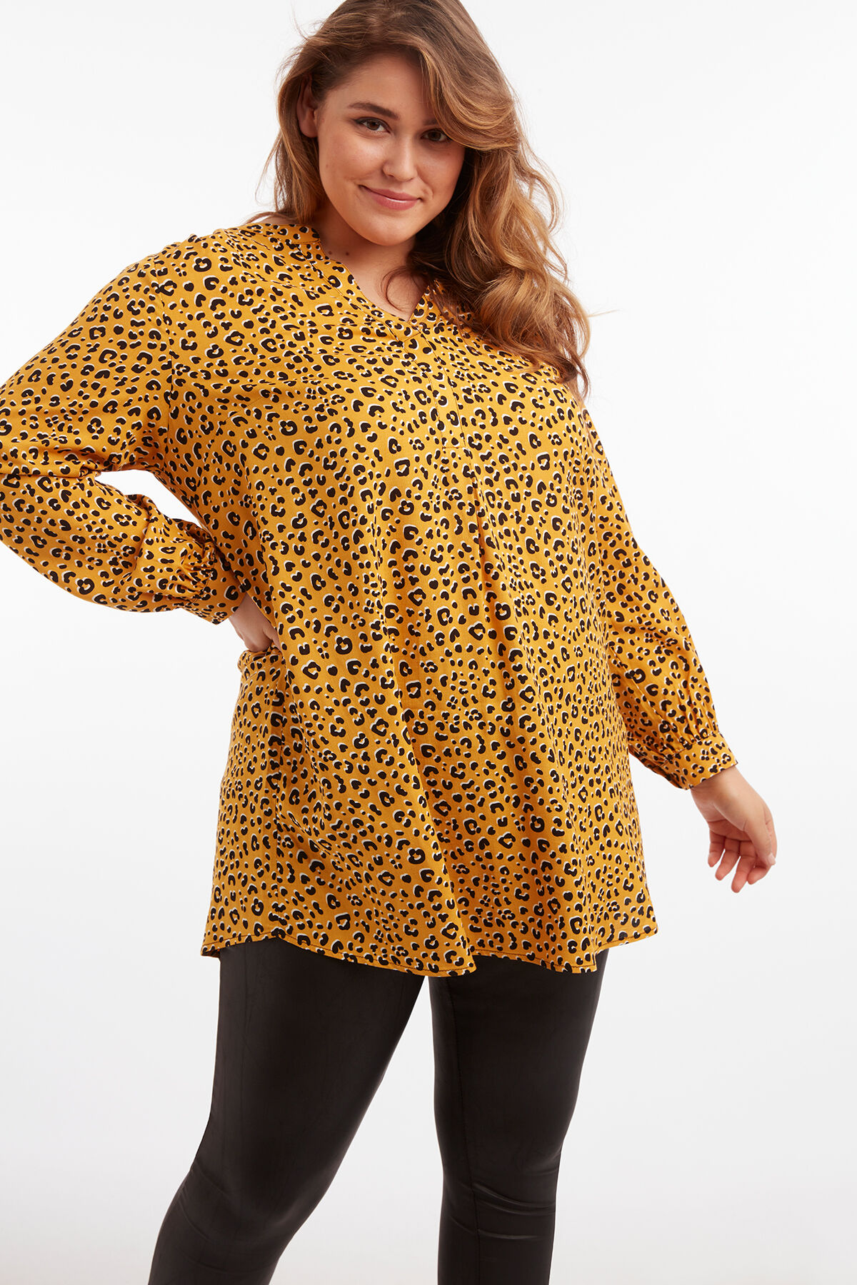 Tuniekblouse met animalprint image number 6