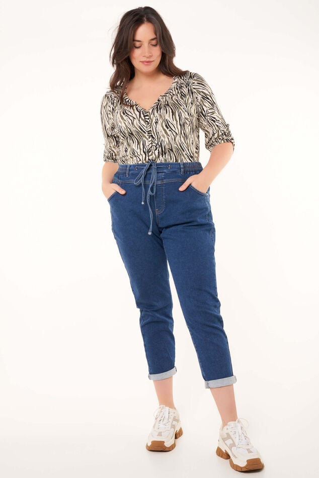 Jog denim broek image number 0