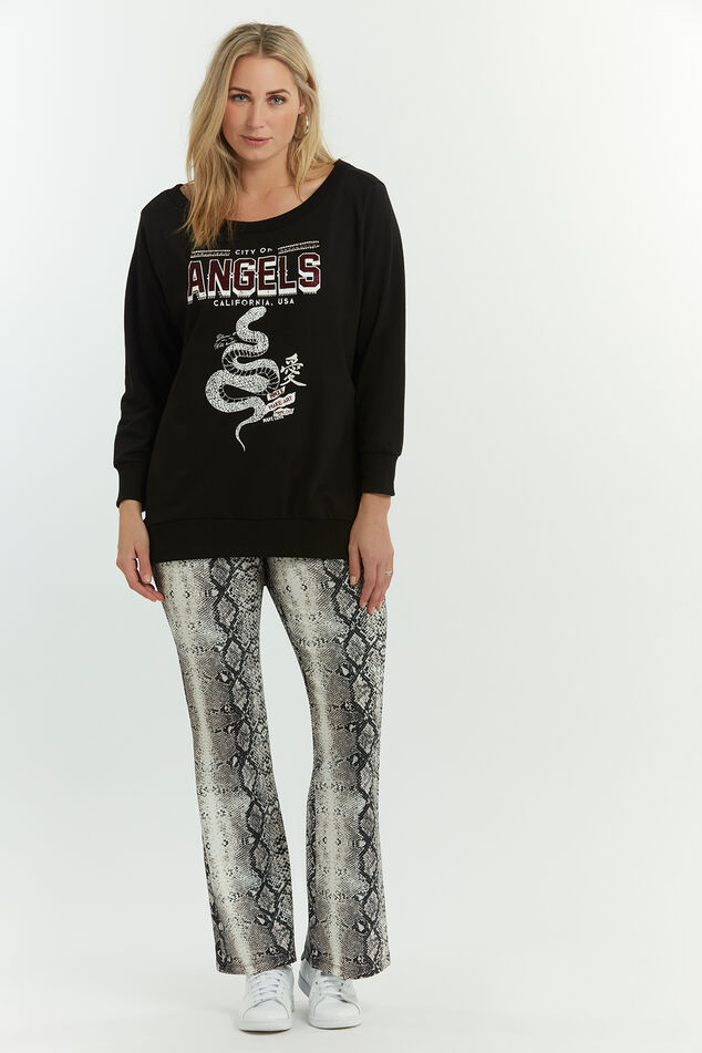 Sweater met opdruk image number 0