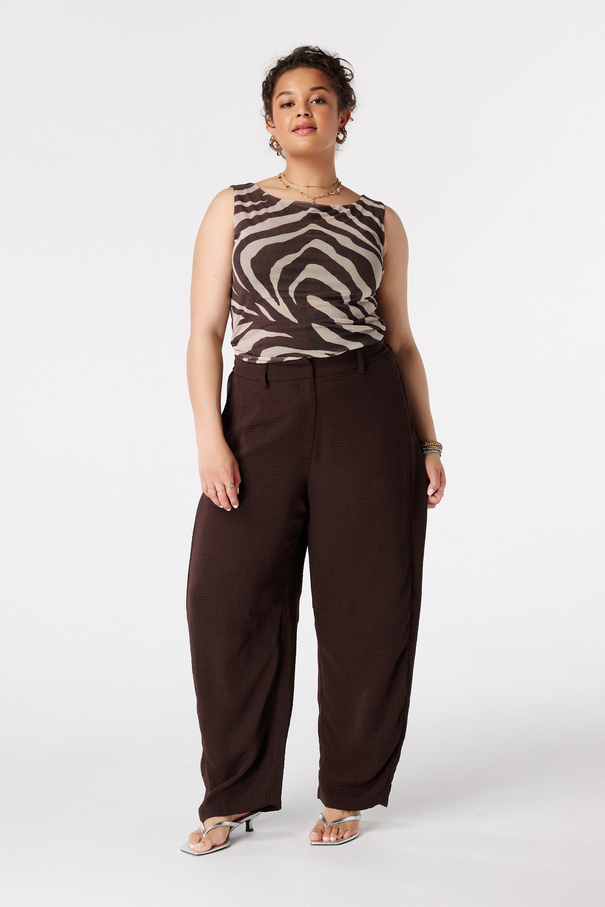 Mesh top met print image number 5