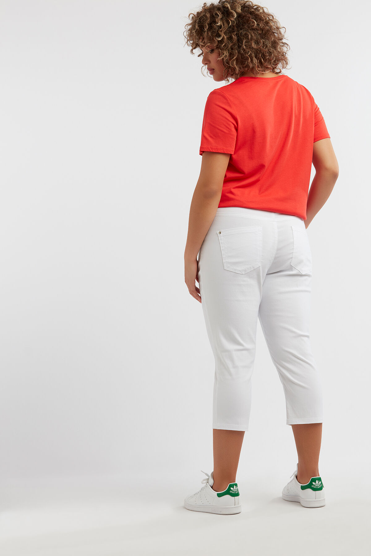 Capri broek met ritsjes image number 5