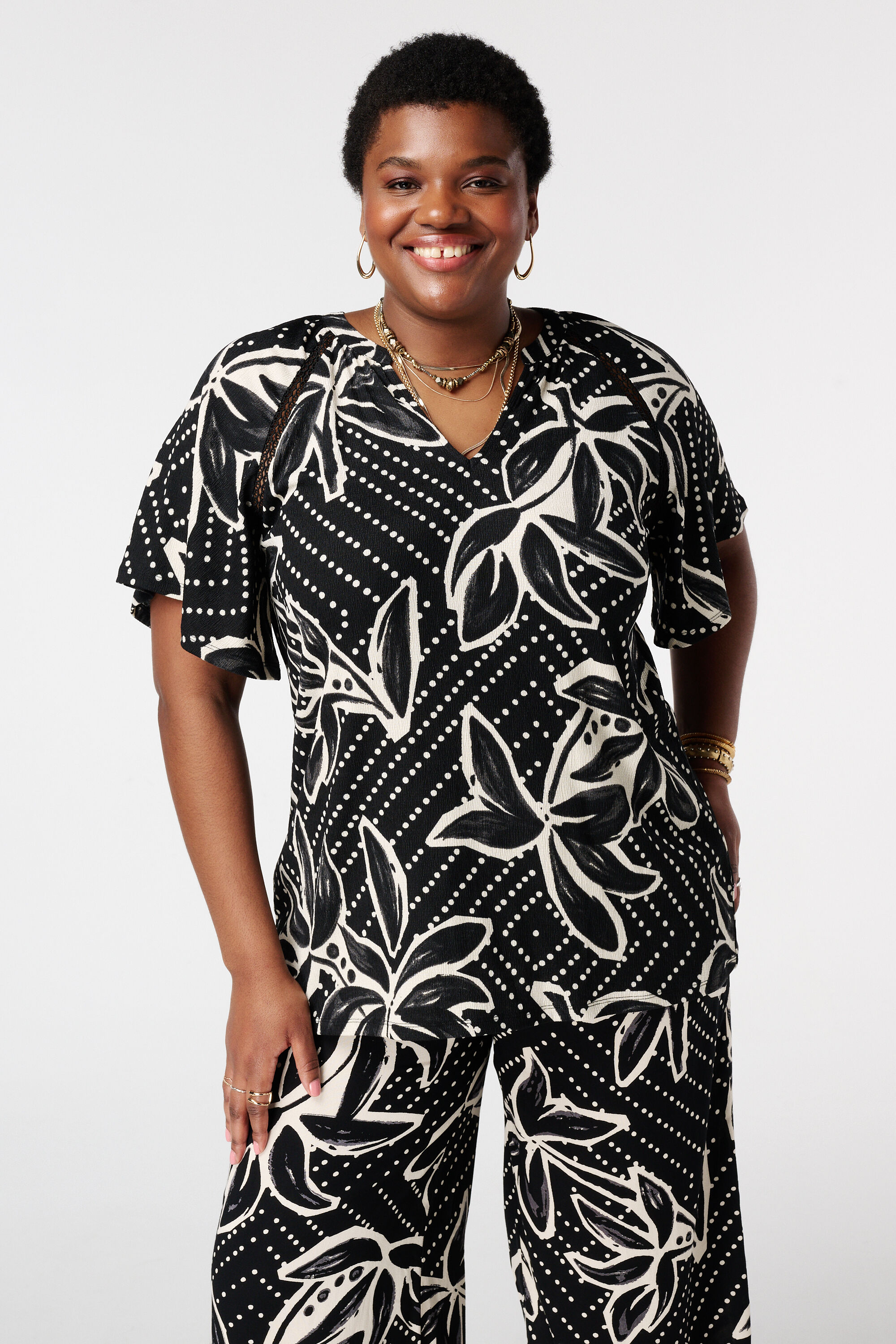 Top met vlindermouwen image number 0