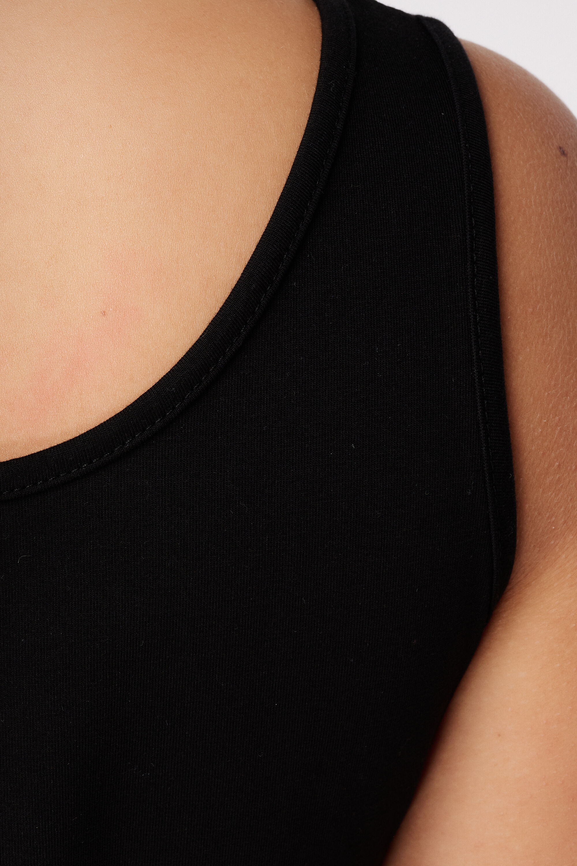 Katoenen extra lange singlet image number 6