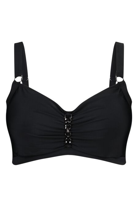 Bikinitop met metalen detail
