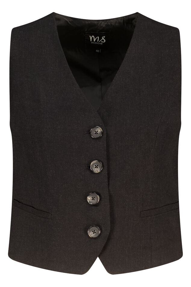 Kostuumgilet met linnen image number 1