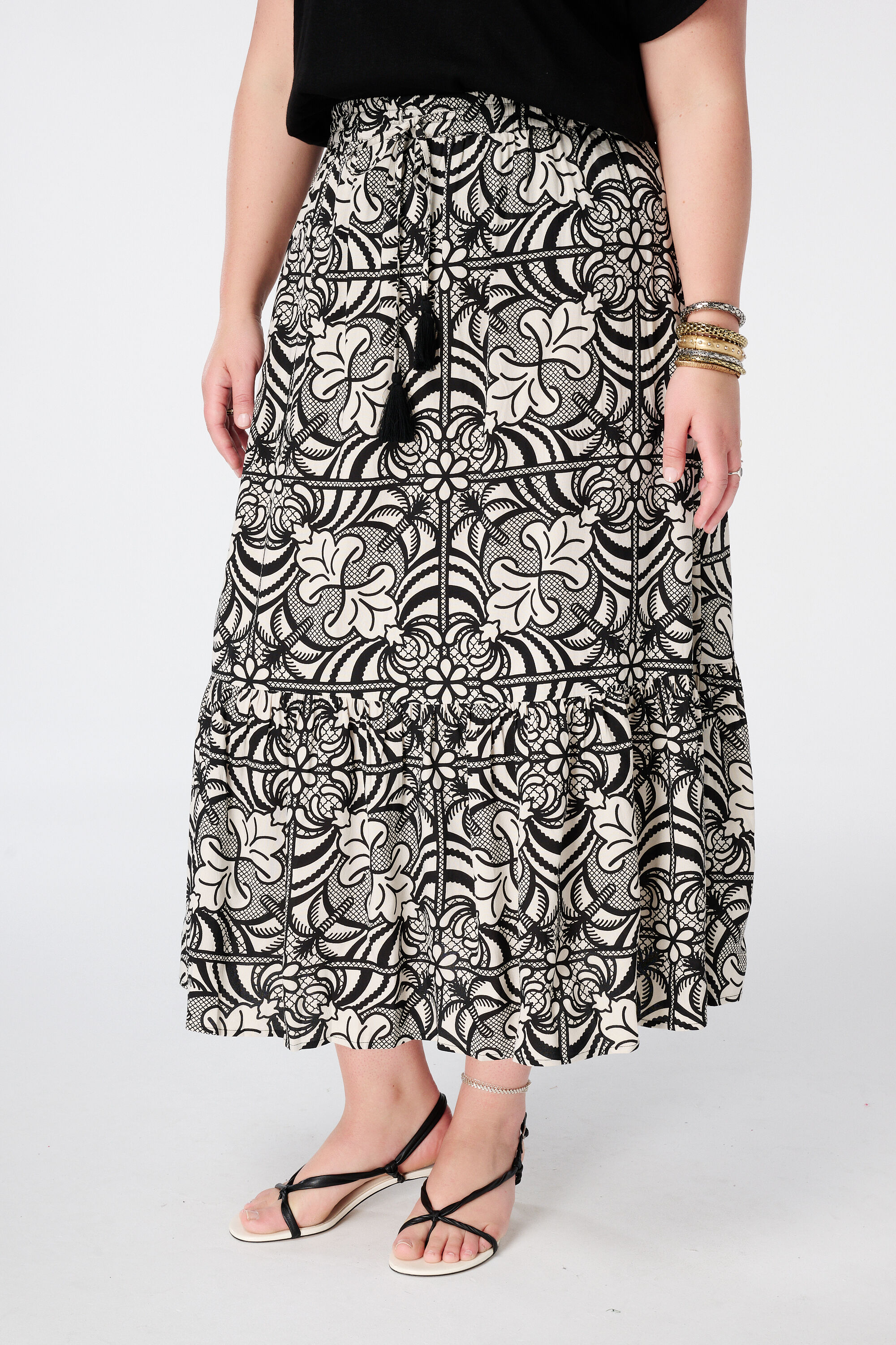 Maxi rok met print image number 5