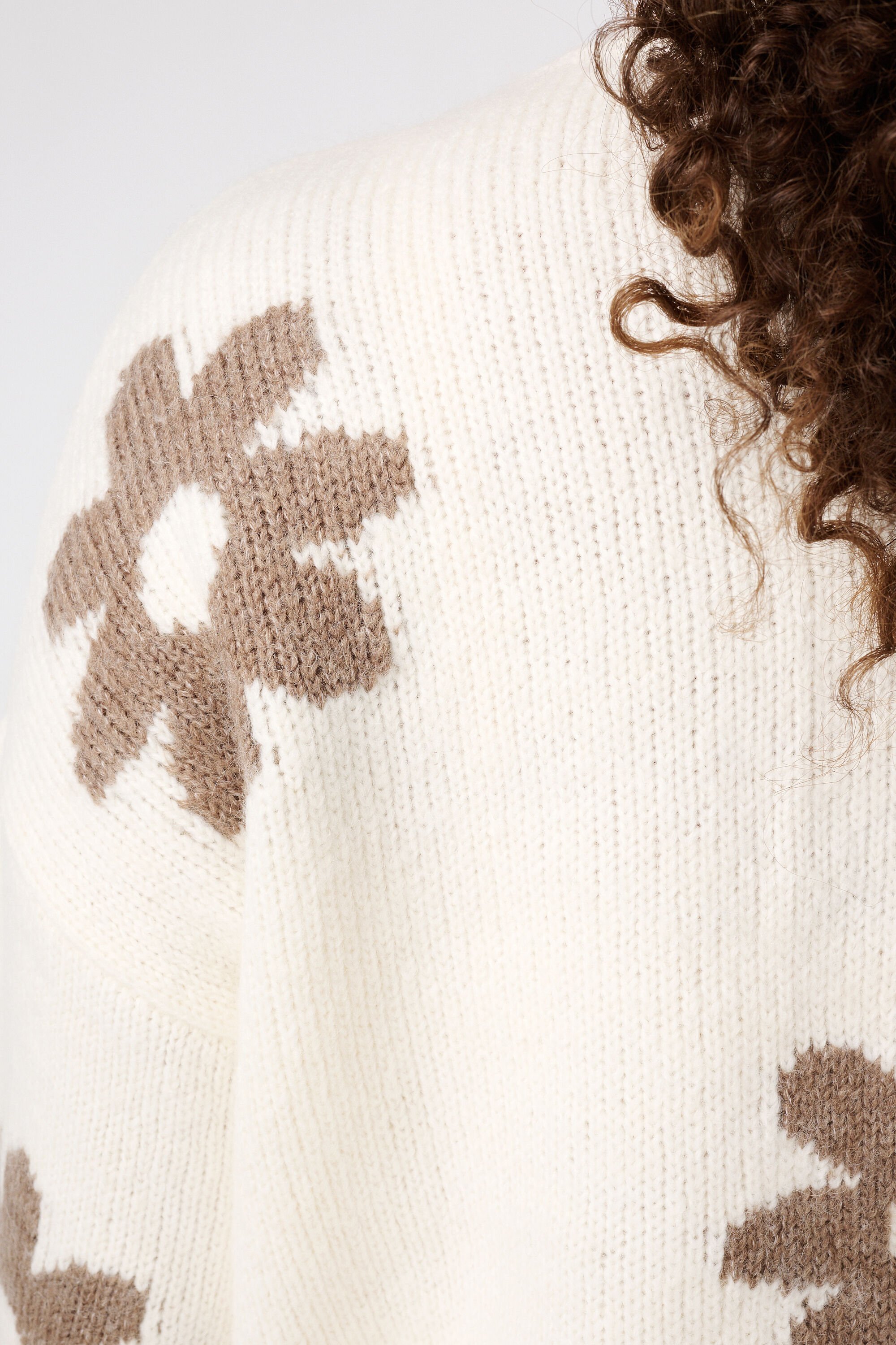 Trui met bloemen print image number 6