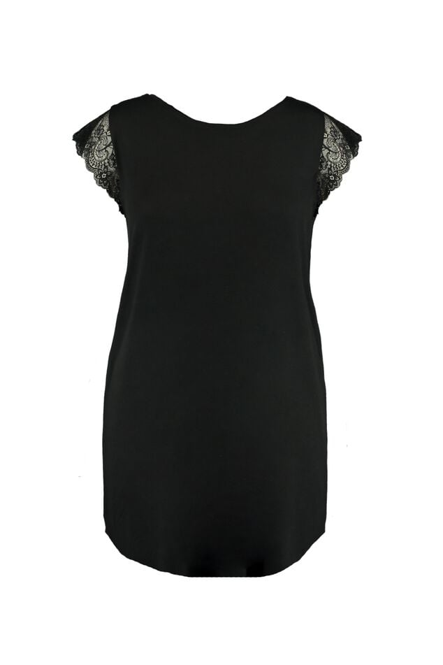 Nachthemd met kanten detail image number 2