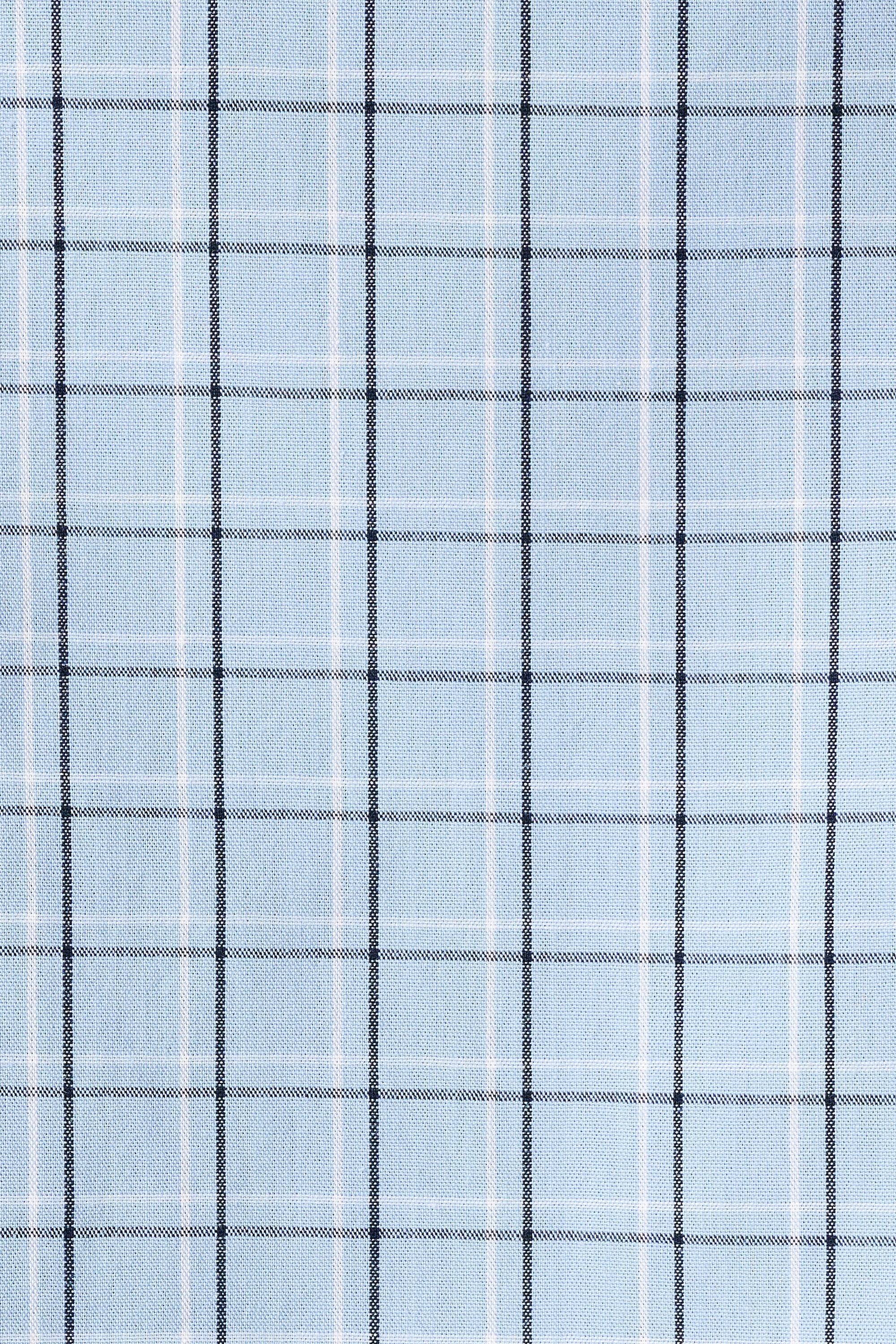 Geruite blouse met pofmouwen image number 6