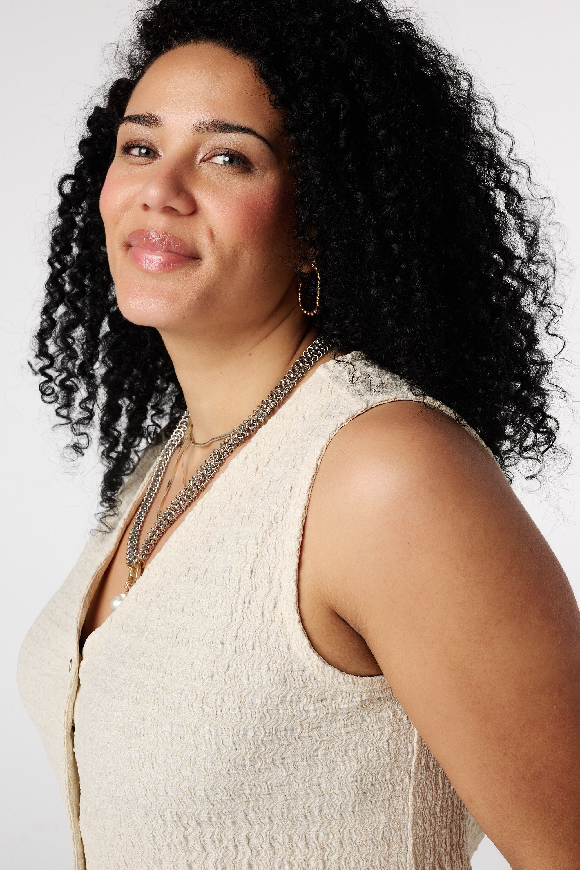 Top met knoopsluiting image number 4