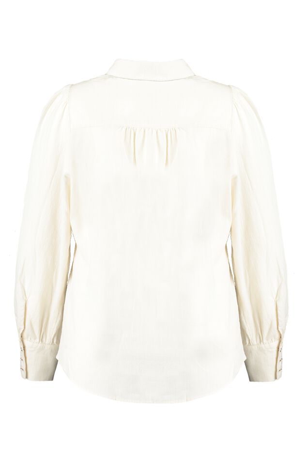 Blouse met pofmouwen image number 3