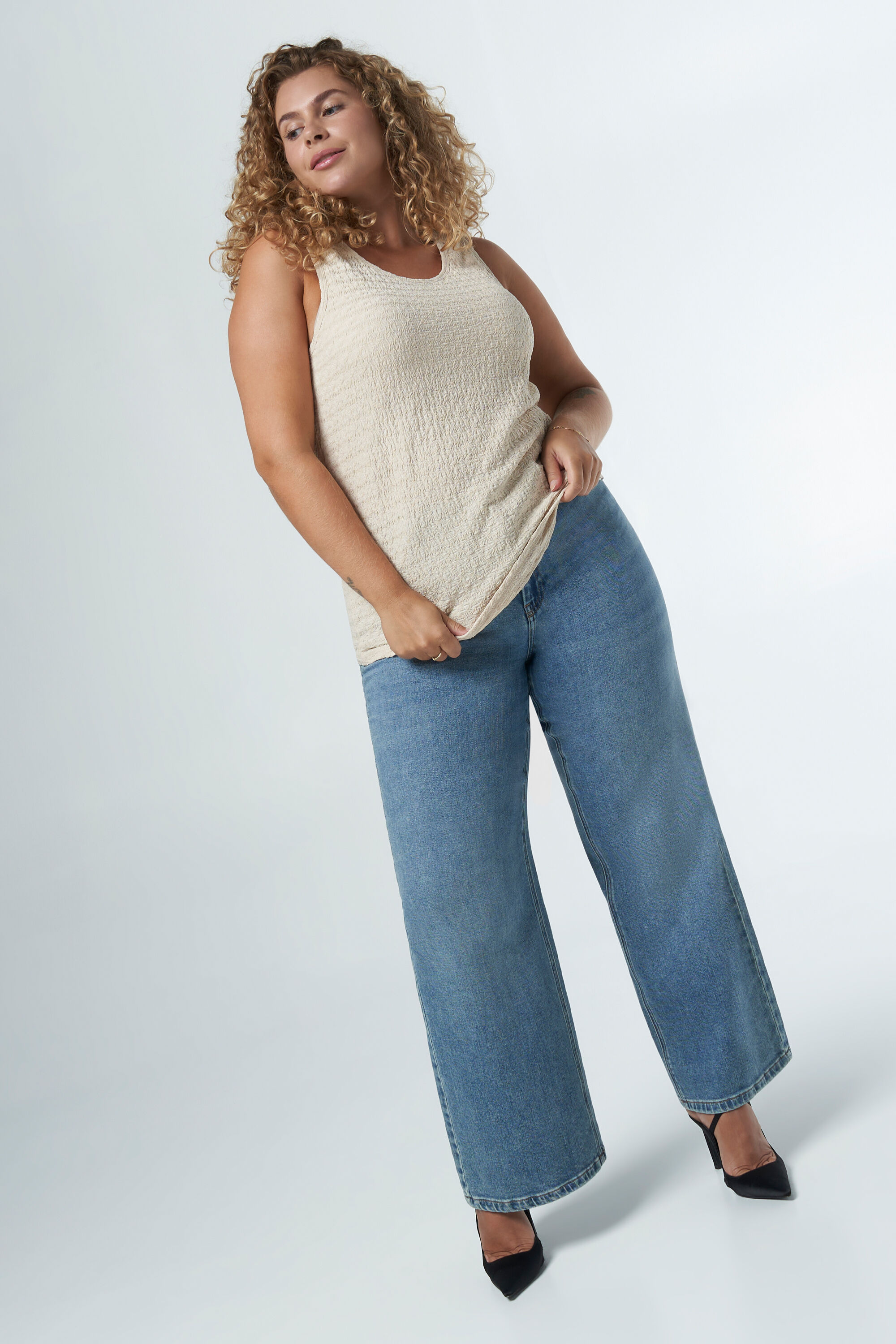 Tanktop met structuur image number 5