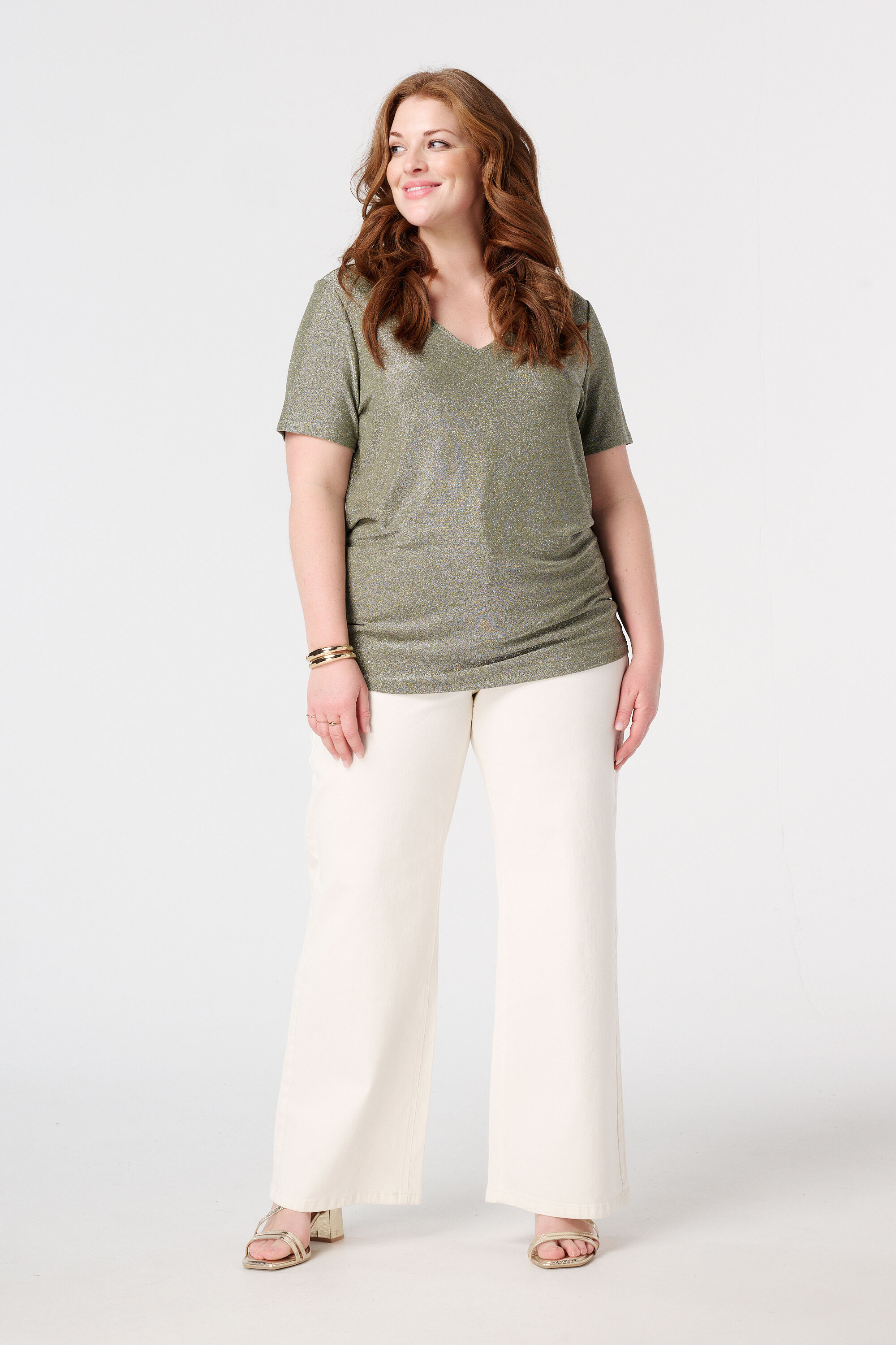 T-shirt met lurex image number 5