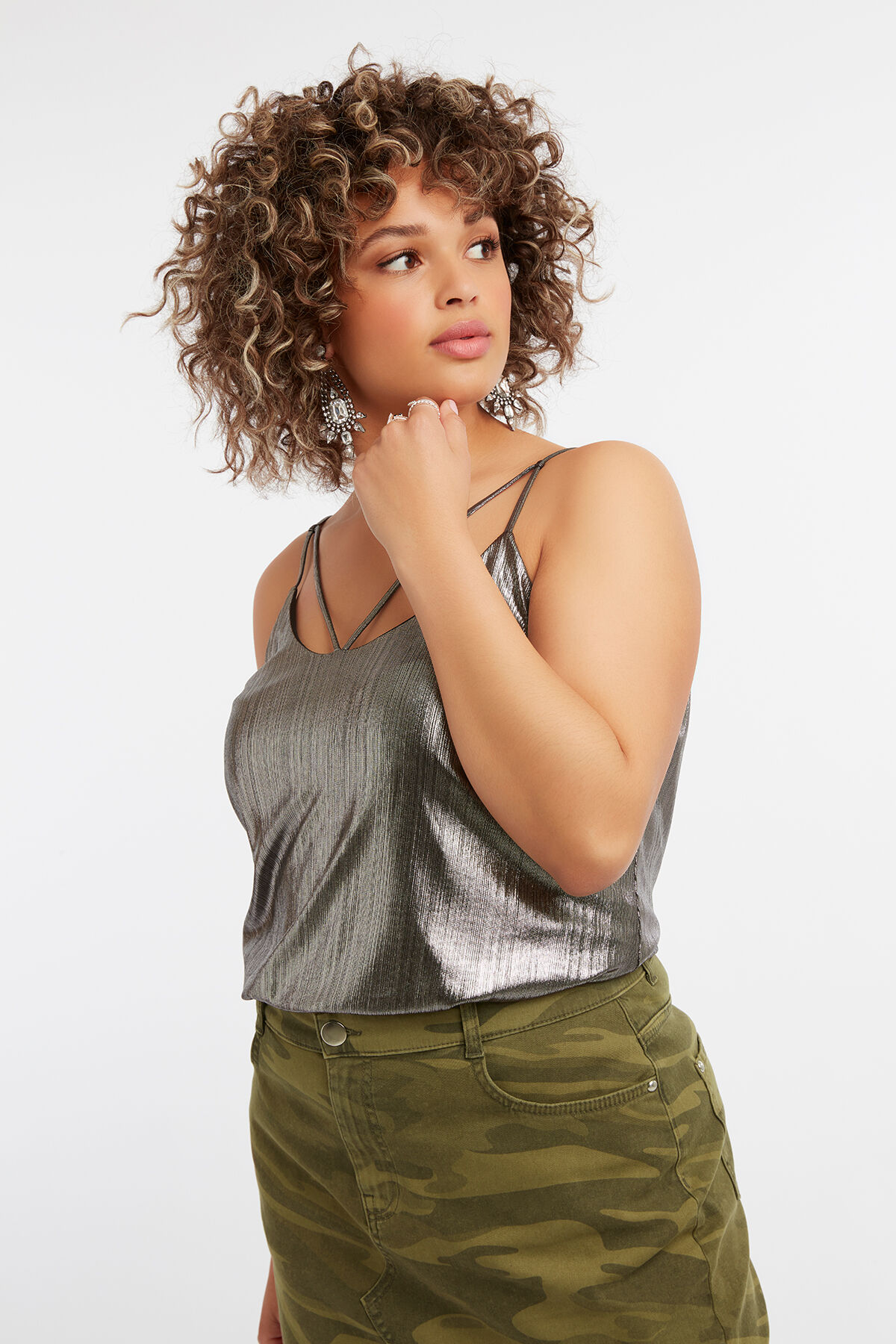 Rok met camouflage print image number 6