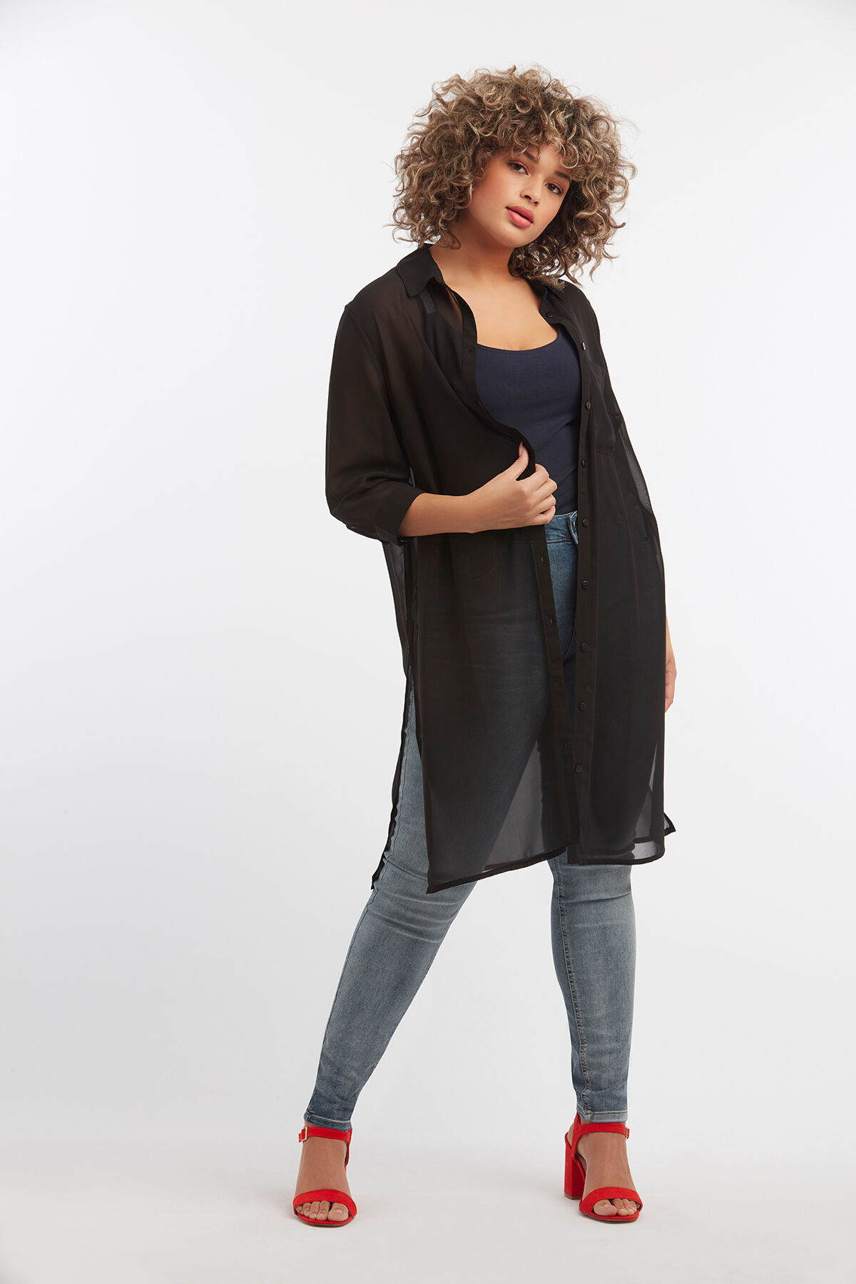 Transparante blouse image number 3