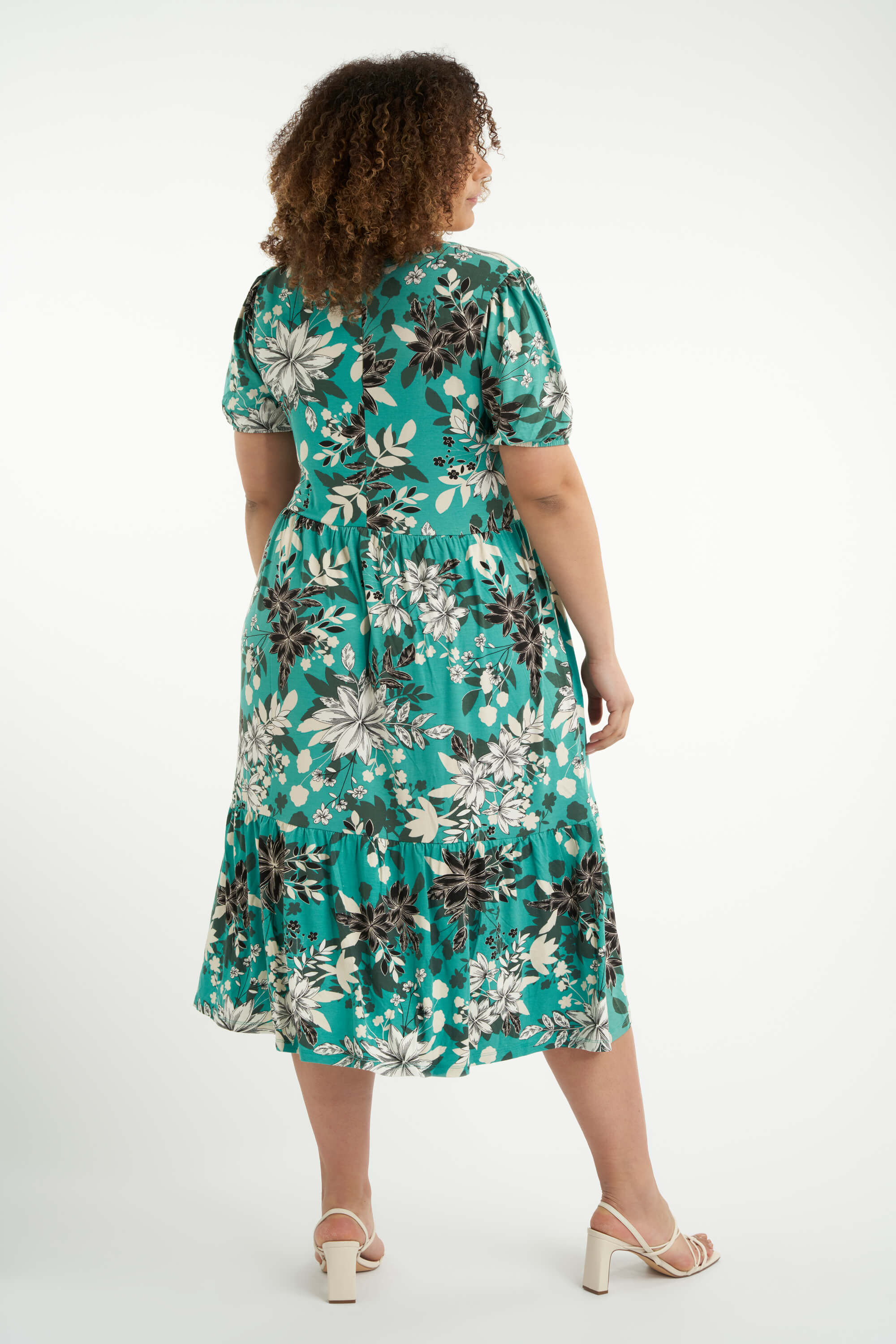 Lange jurk met print image number 3