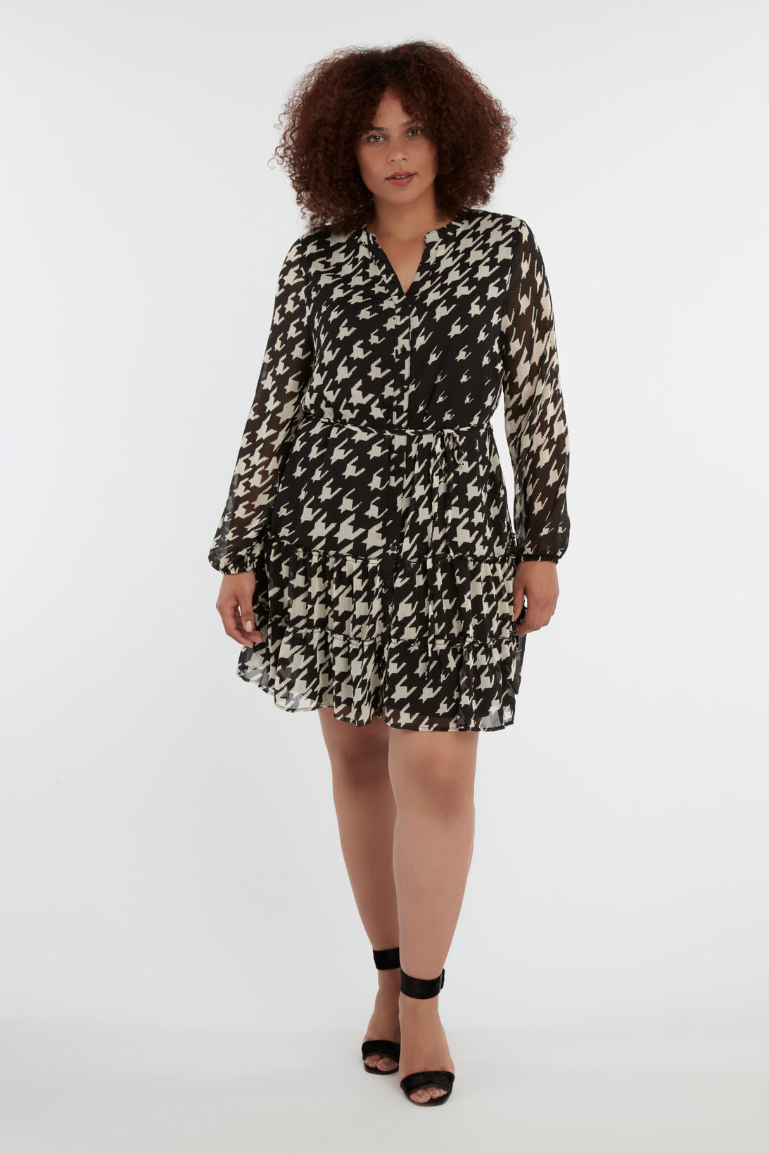 Jurkje met pied-de-poule print image number 5