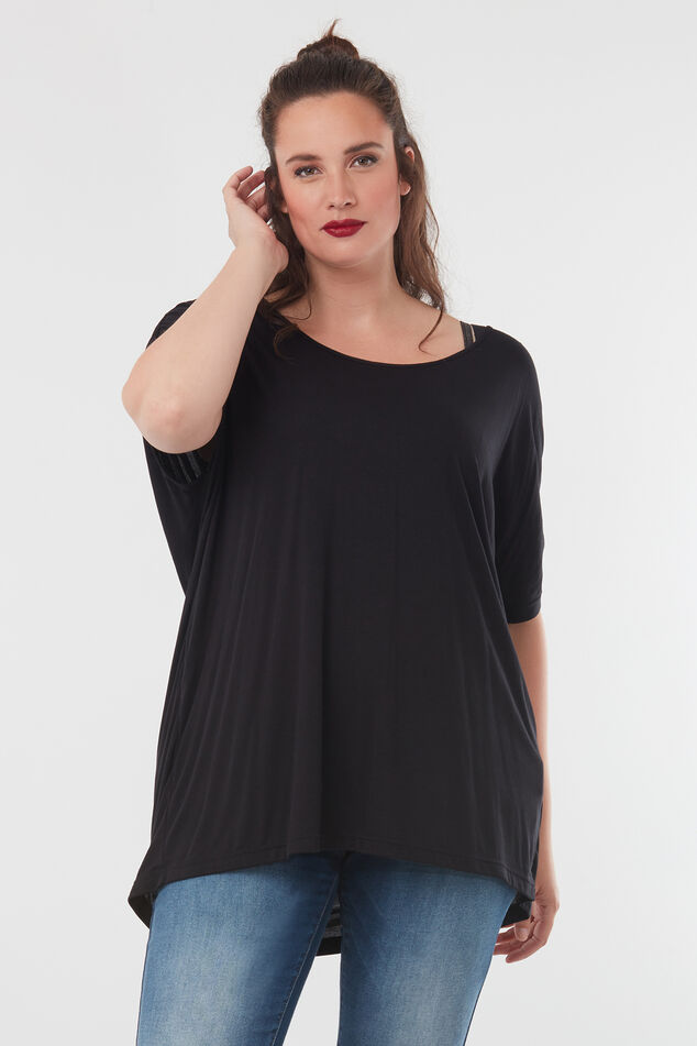 Top met kanten detail image number 0