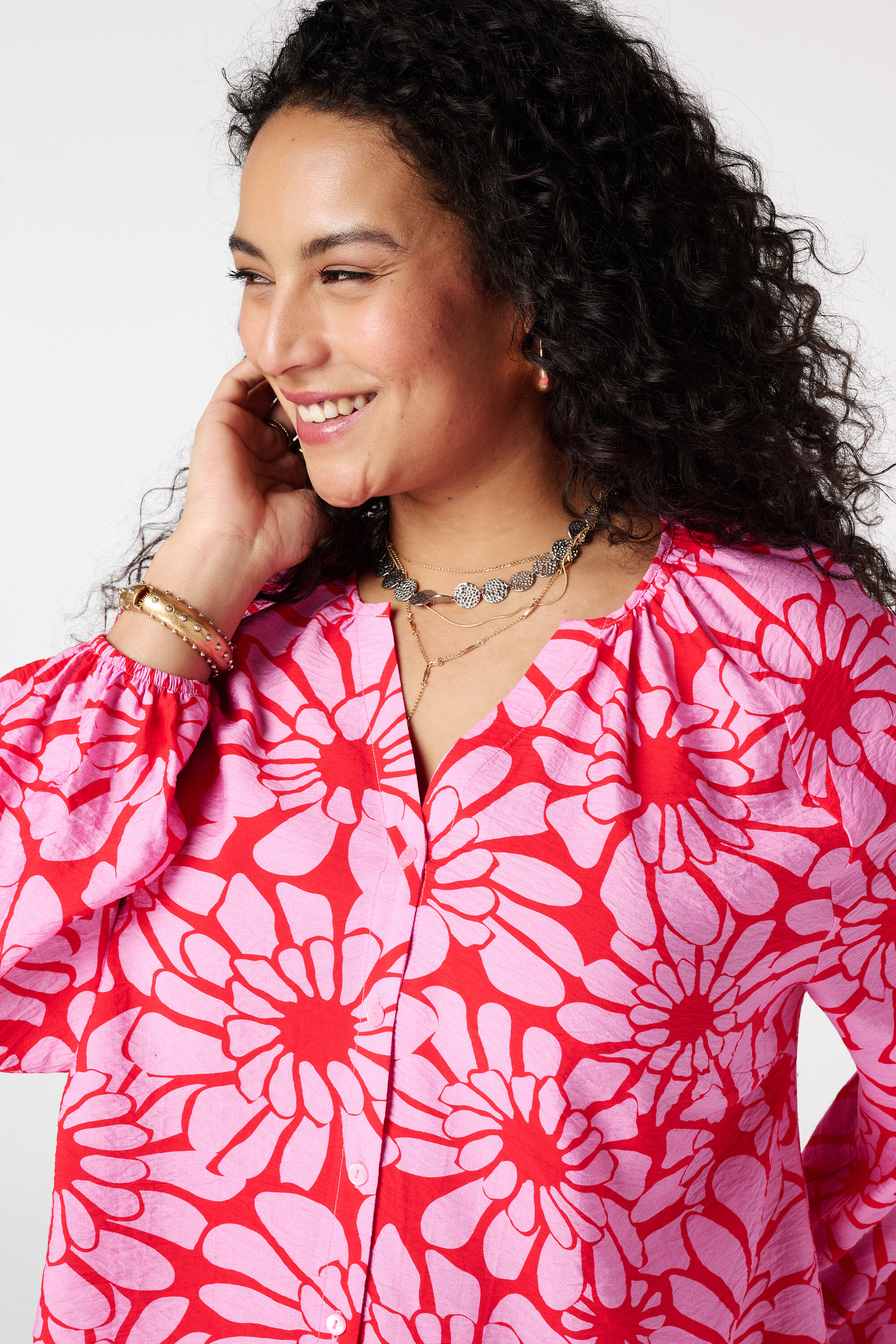 Blouse met print image number 4