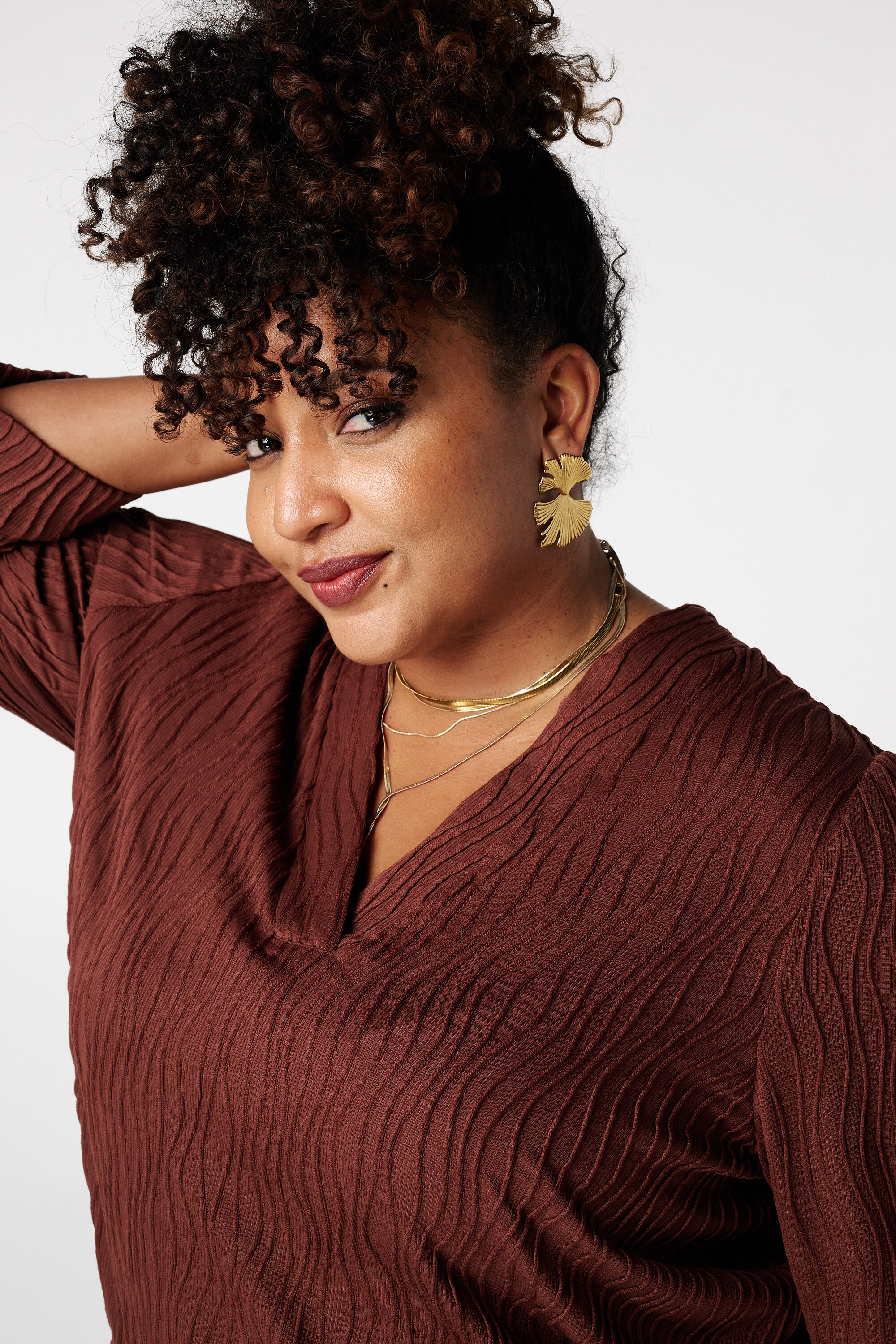 Top met golfende structuur image number 4