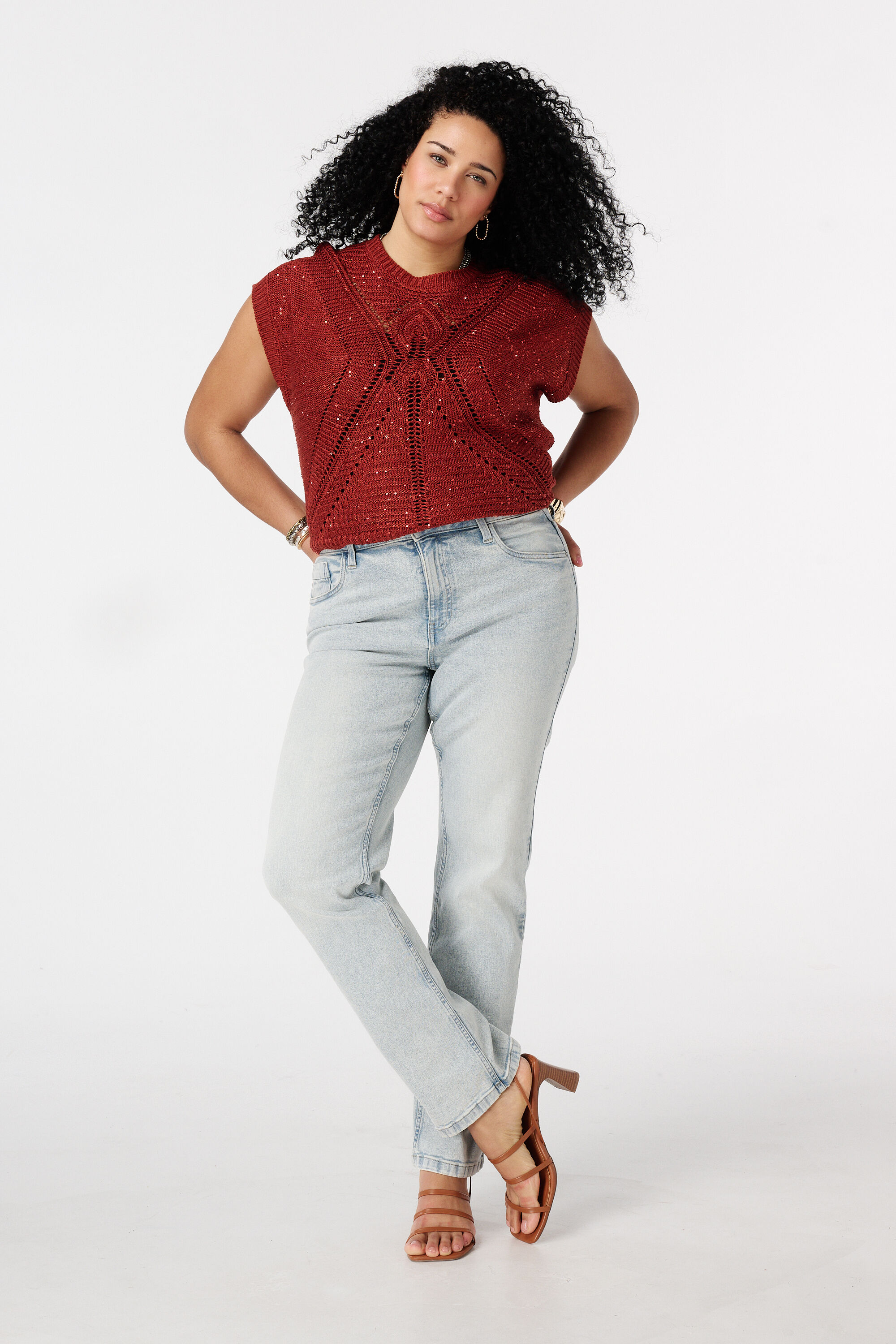 Straight leg jeans LILY Lengtemaat 34