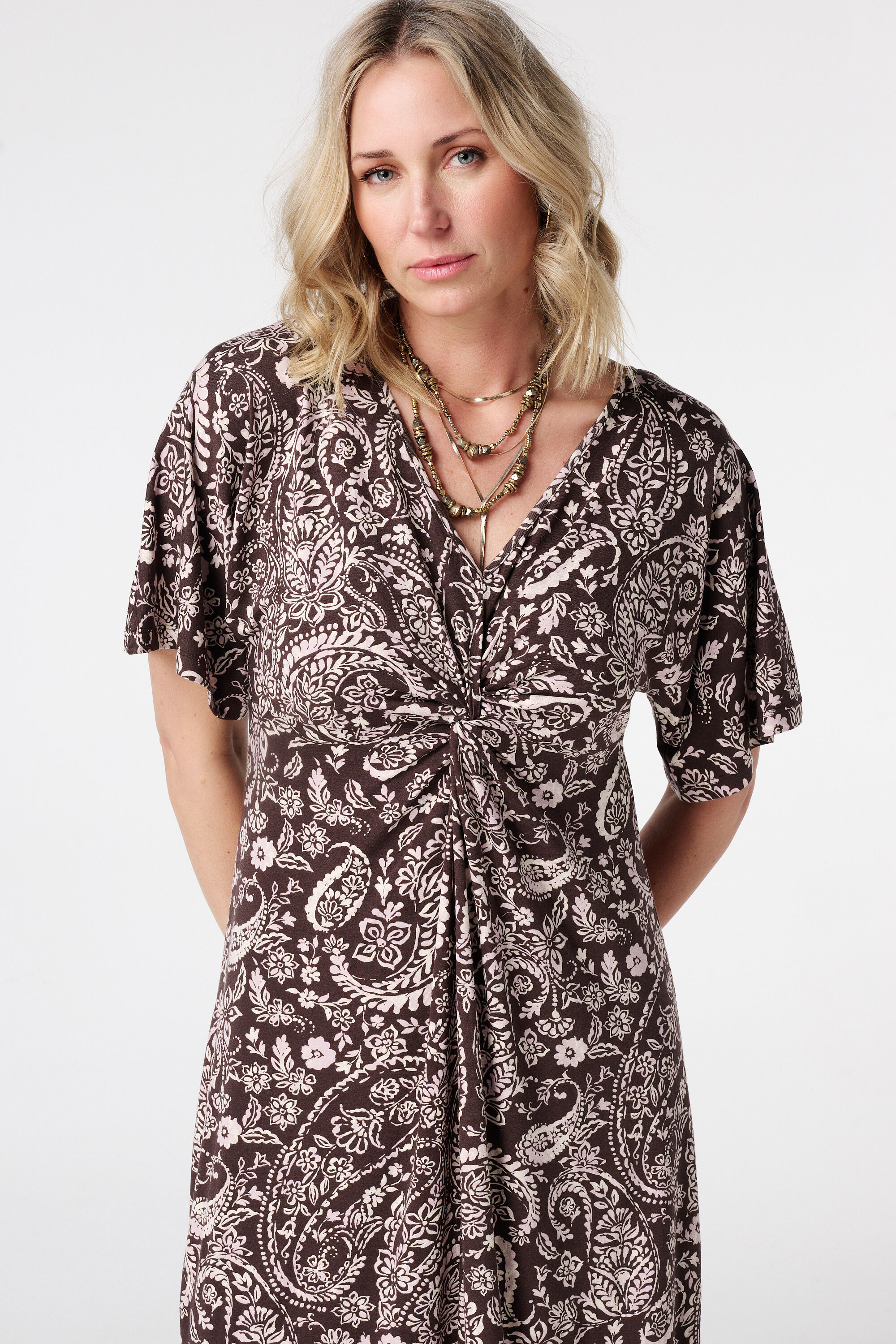 Maxi jurk met print image number 4