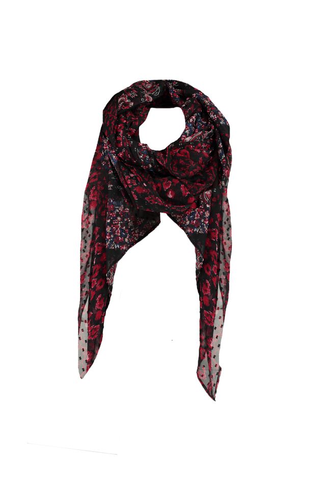 Sjaal met paisley print image number 1