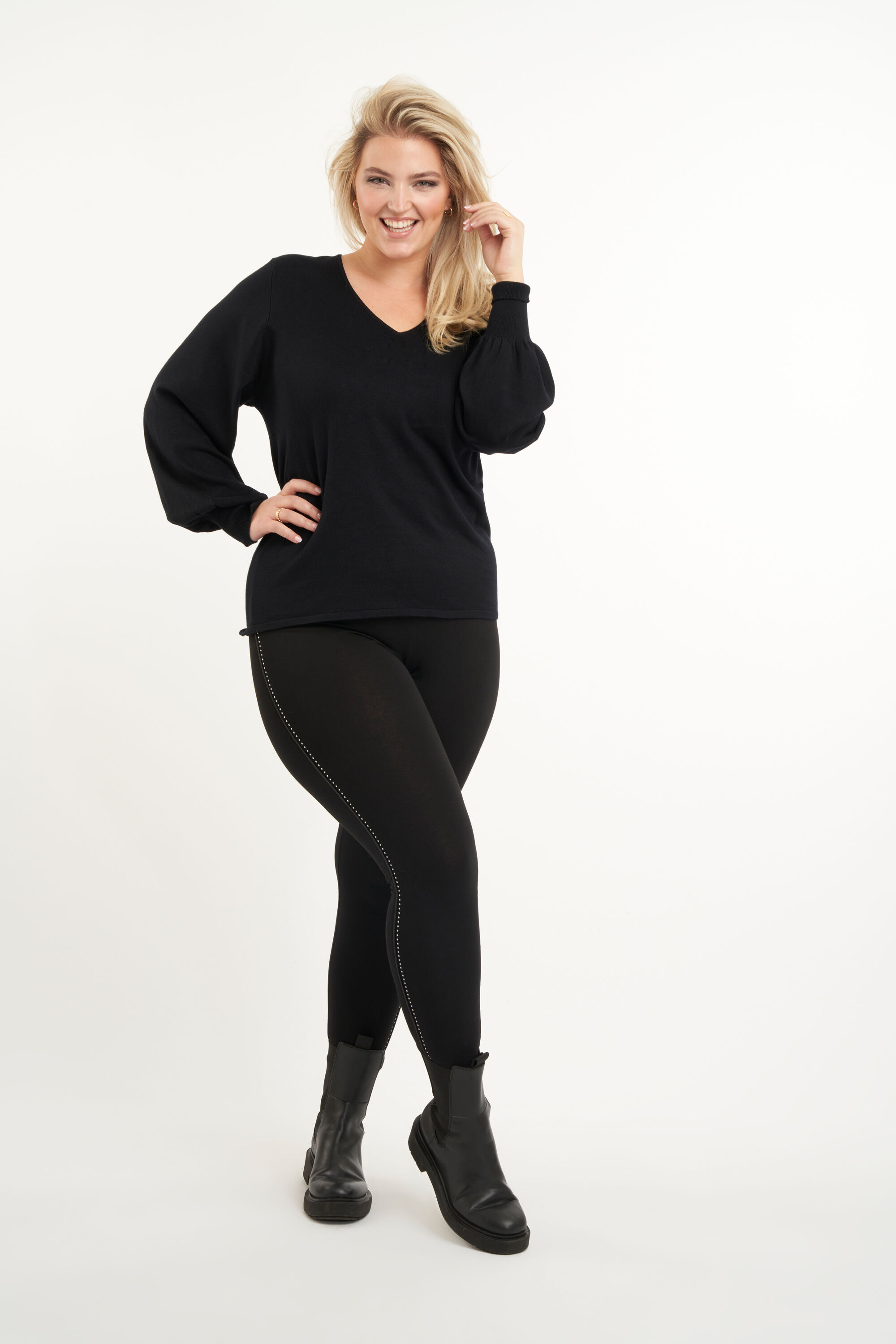 Legging met bies clearance