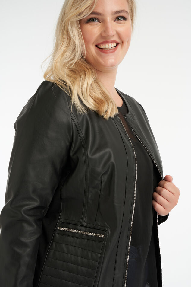 PU leren jasje image number 4