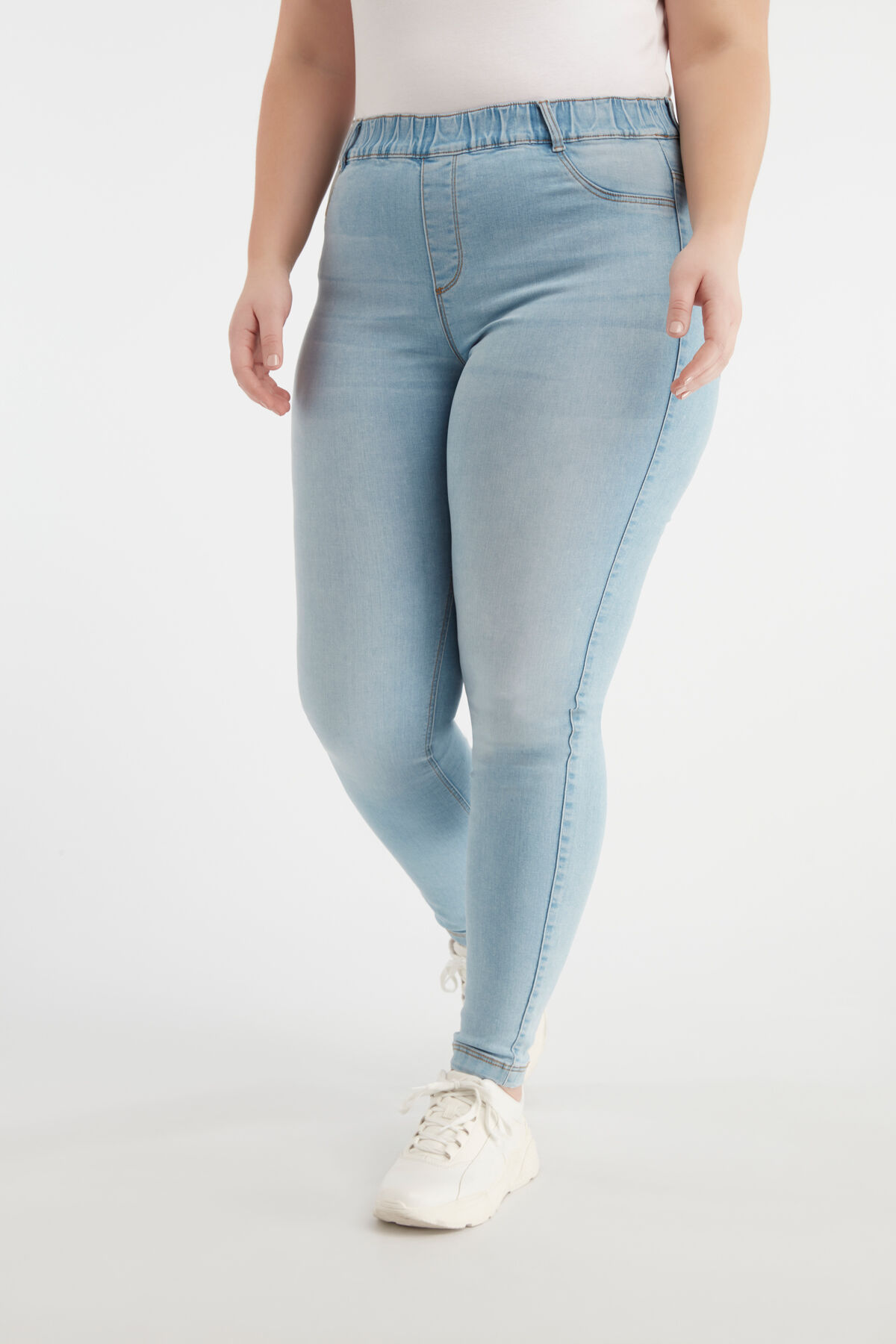 Slim fit tregging POPPY image number 5