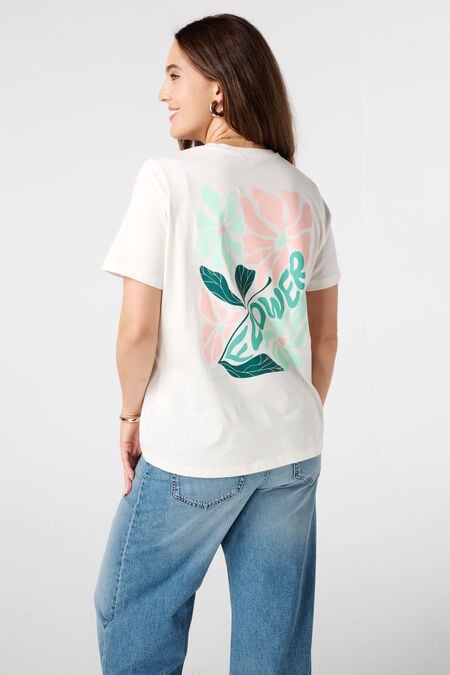 T-shirt met flowerprint T-shirt met flowerprint