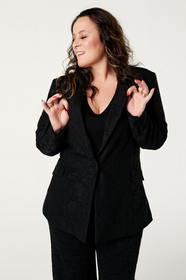 Blazer met kant image number 0